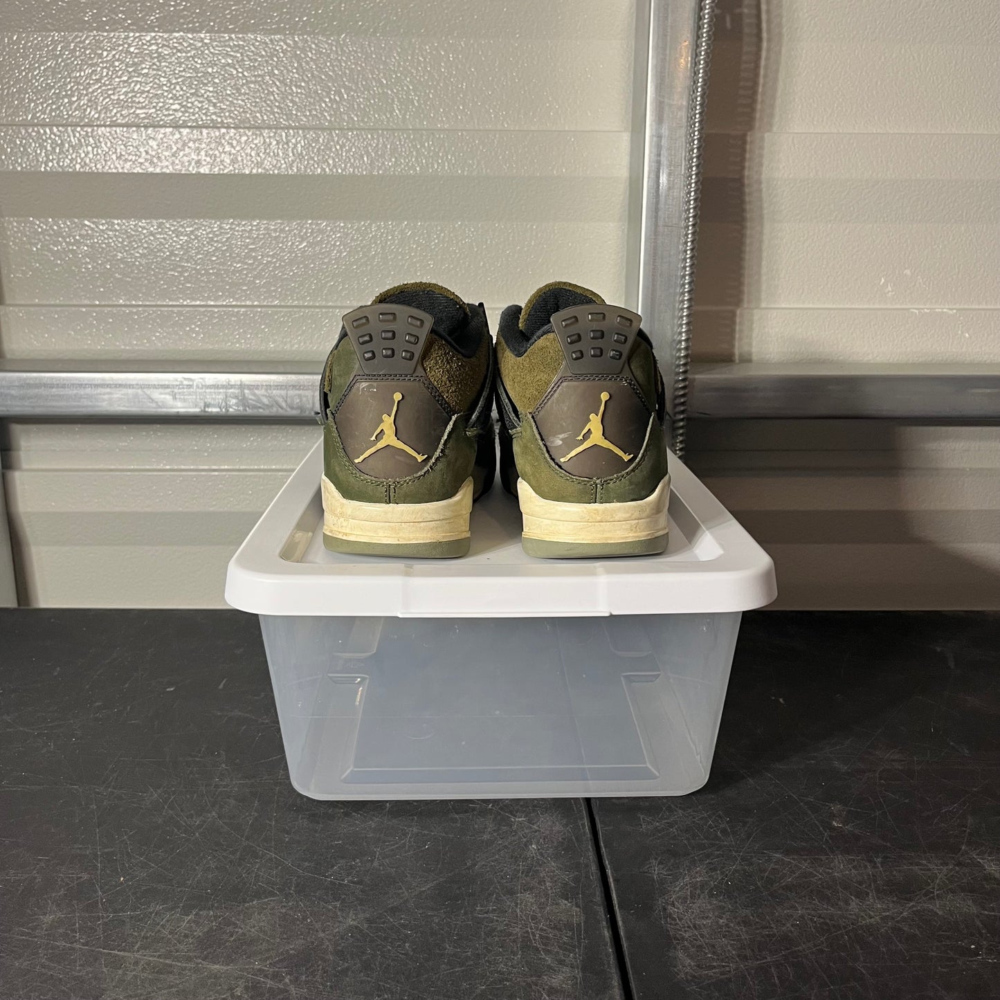 Size 8 - AJ 4 Craft Olive