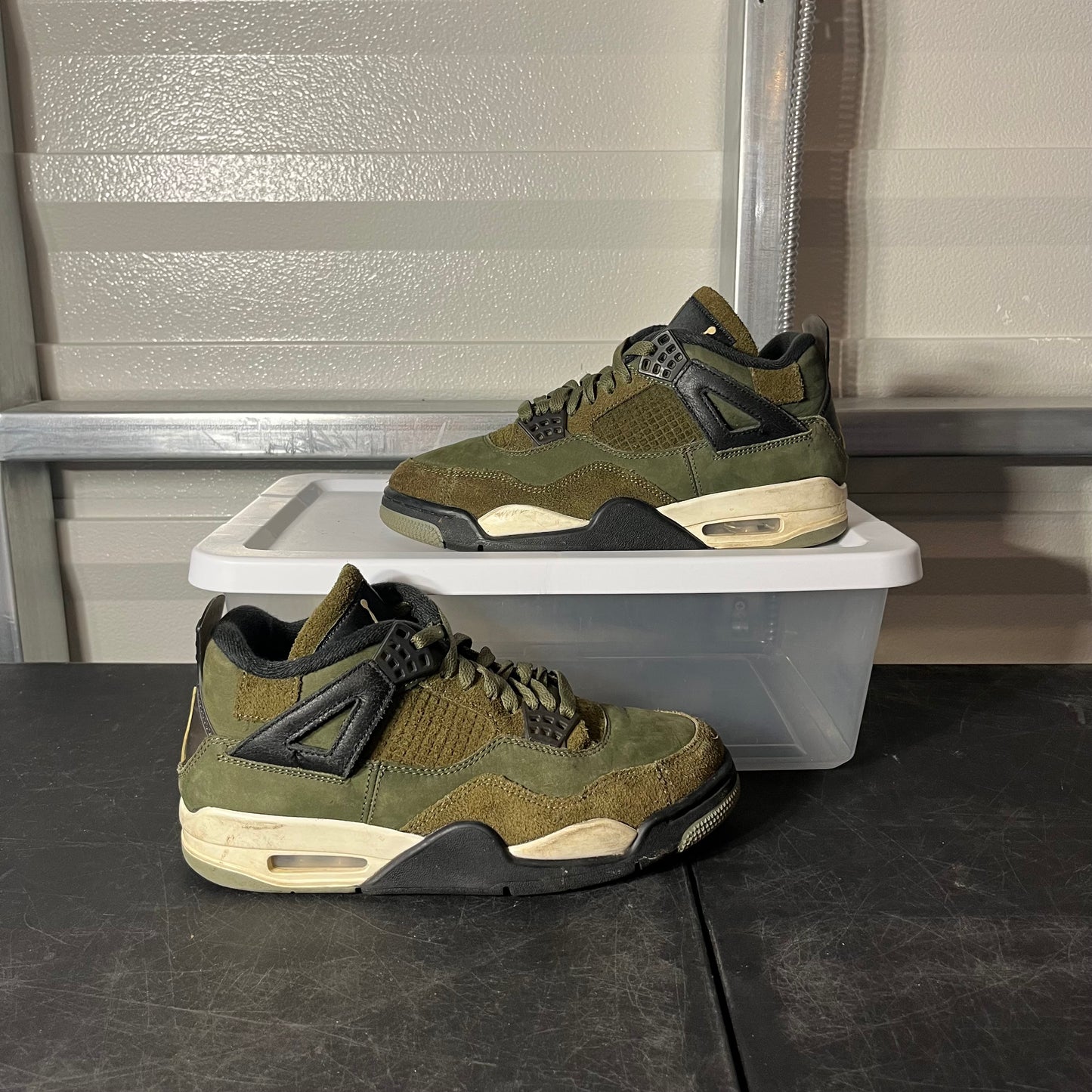Size 8 - AJ 4 Craft Olive