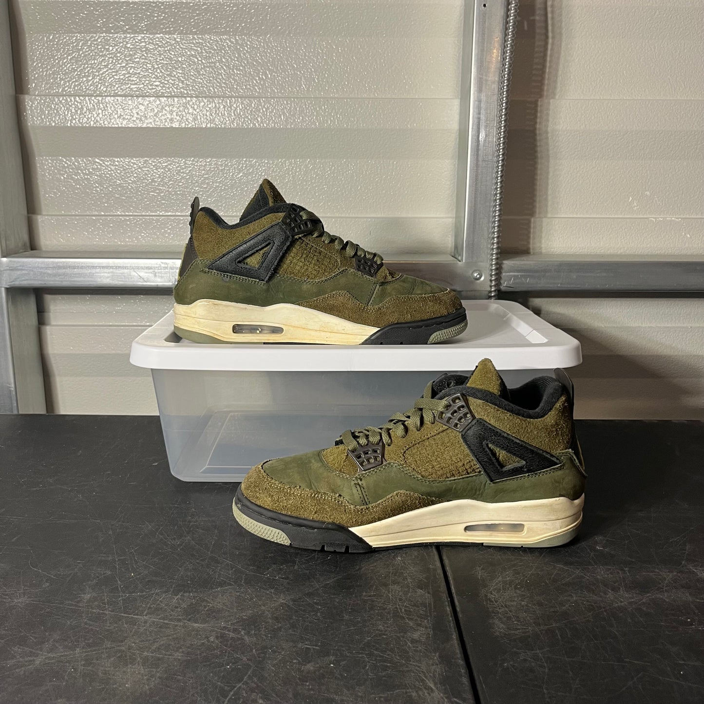 Size 8 - AJ 4 Craft Olive