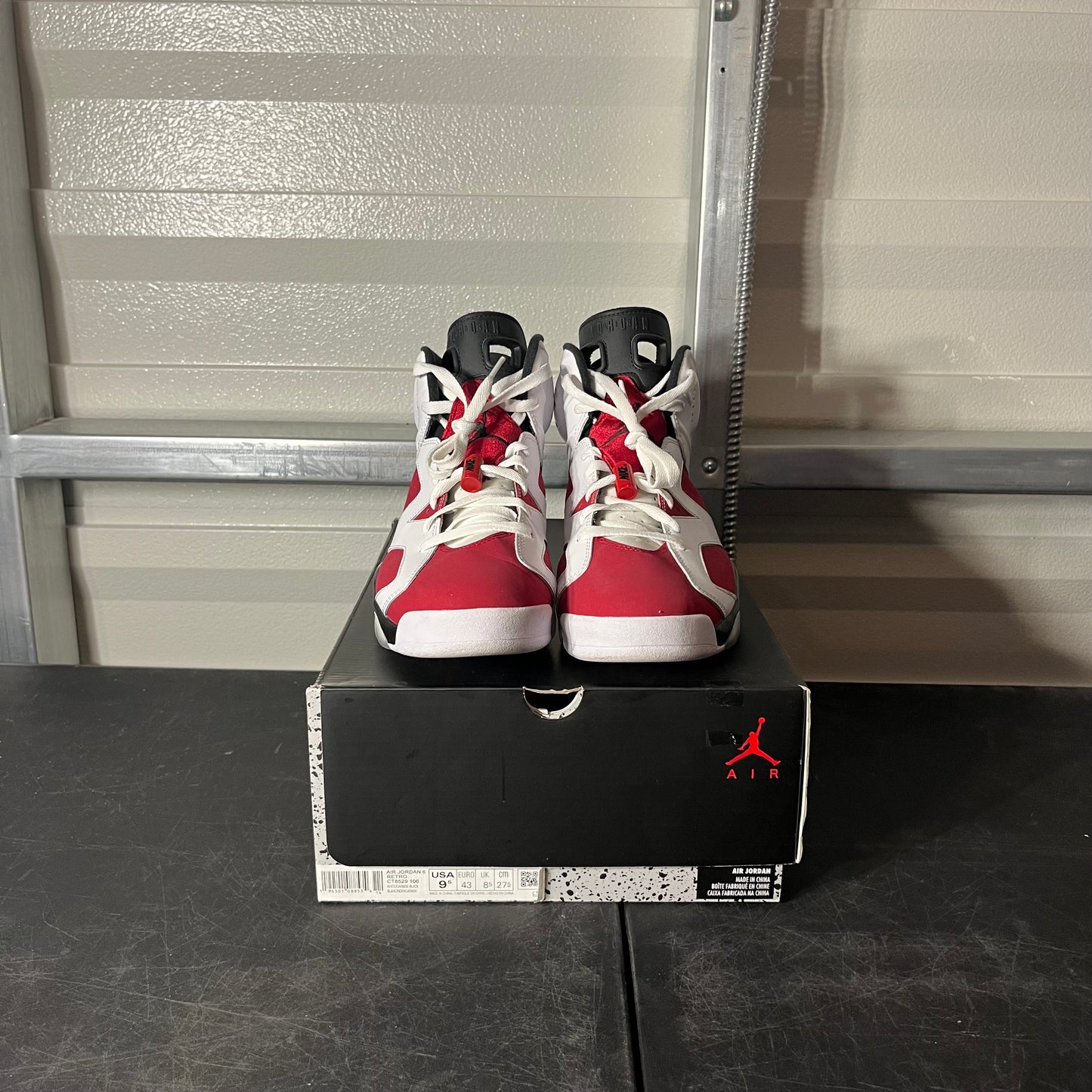 Size 9.5 - AJ 6 Carmine