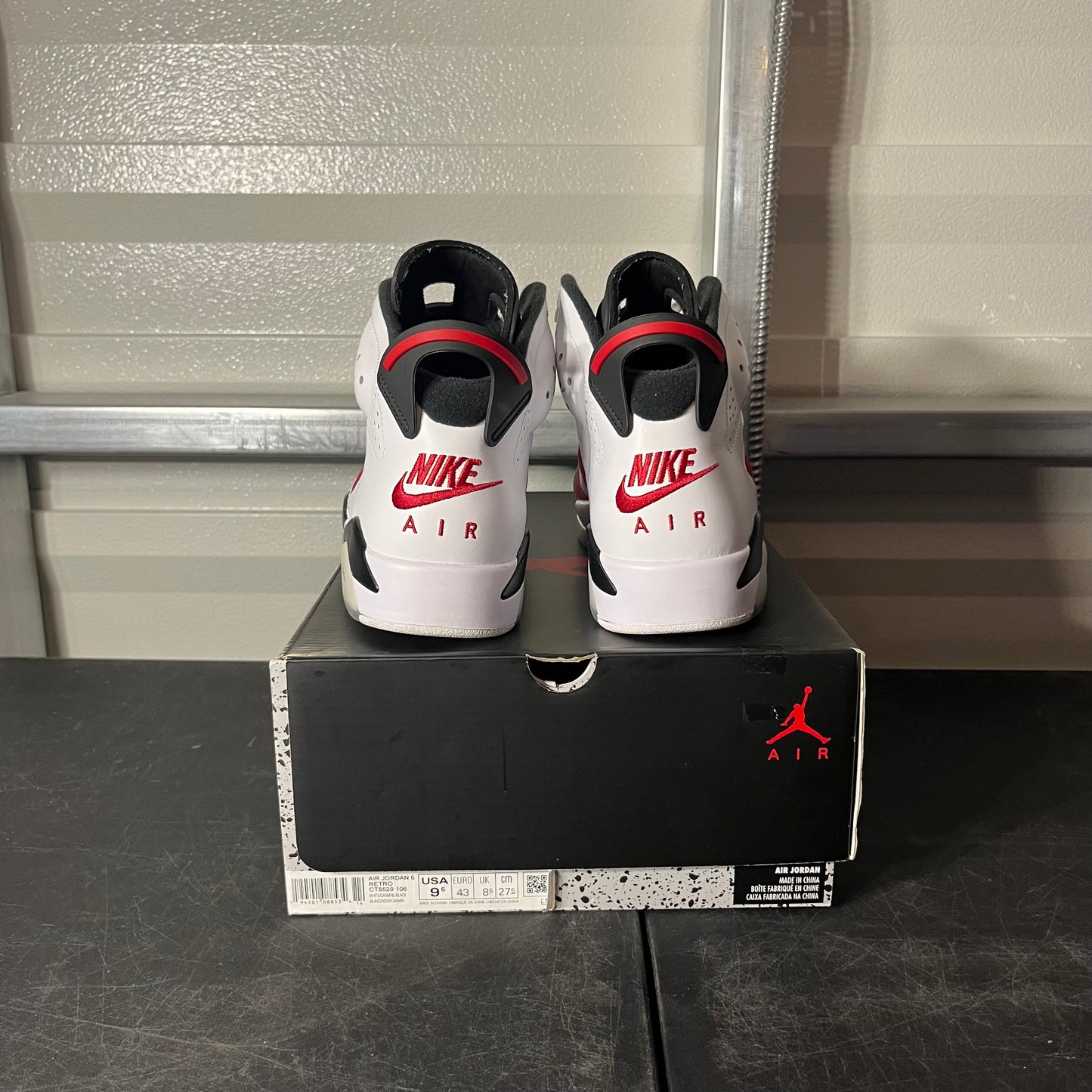 Size 9.5 - AJ 6 Carmine