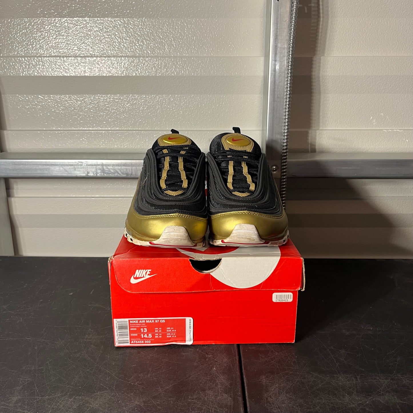 Size 13 - Air Max 97 Gold/Black