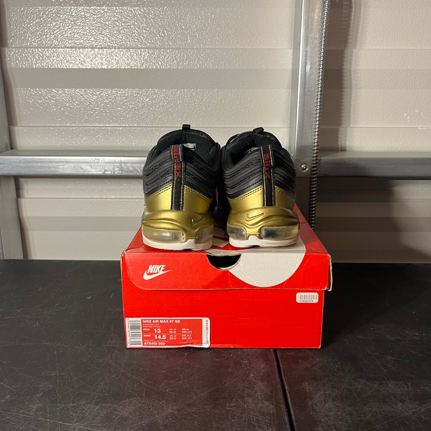 Size 13 - Air Max 97 Gold/Black