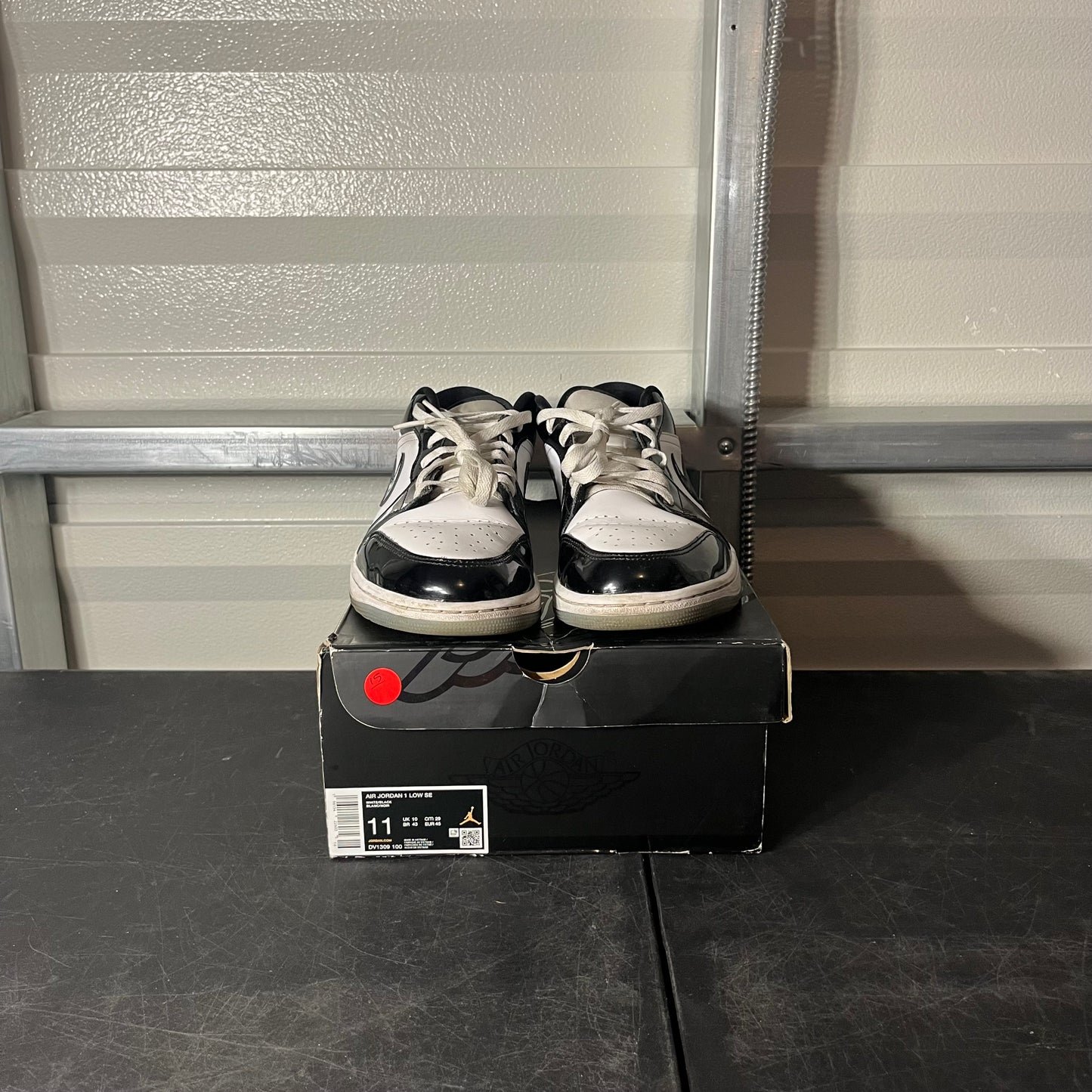 Size 11 - AJ 1 Low Black