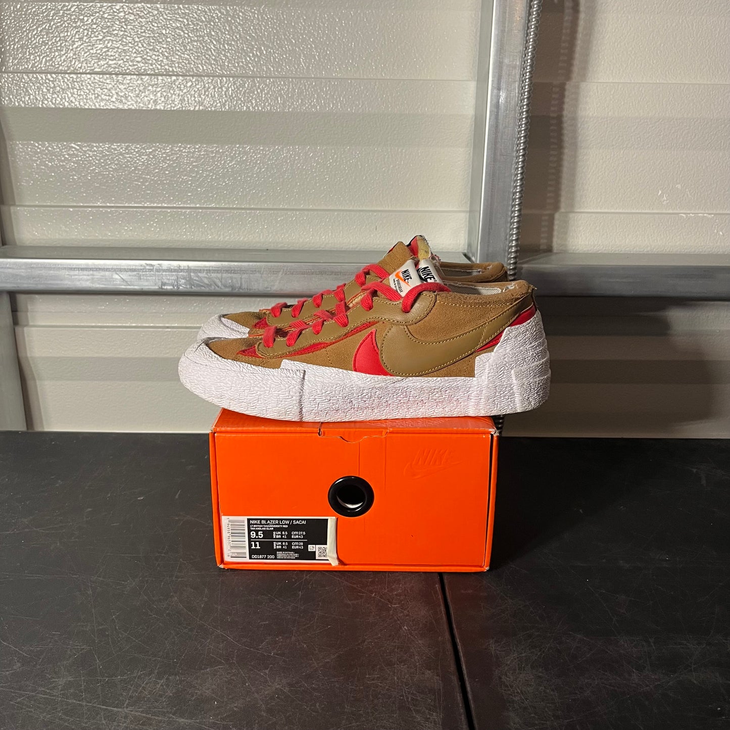Size 9.5 - Tan Sacai Blazer Low