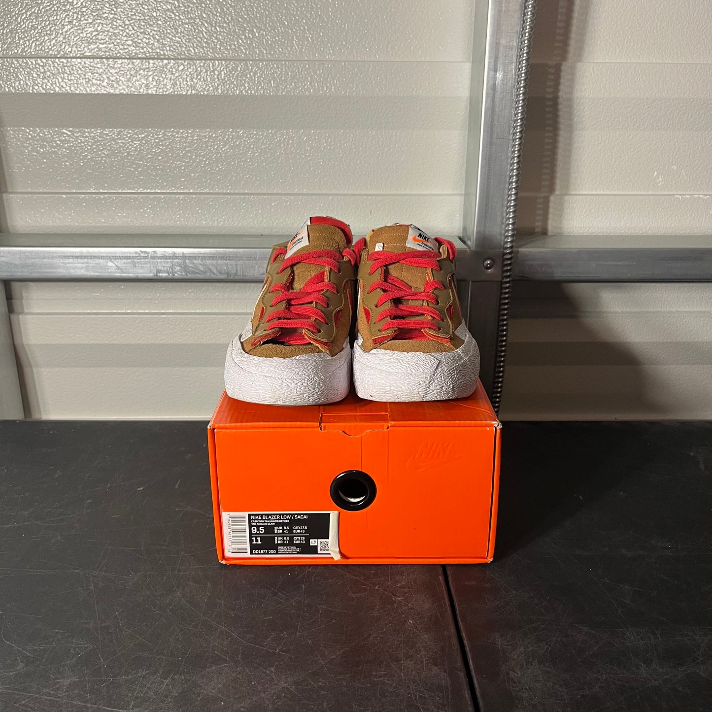 Size 9.5 - Tan Sacai Blazer Low