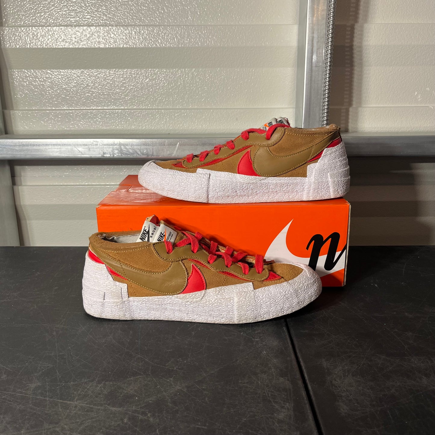 Size 9.5 - Tan Sacai Blazer Low