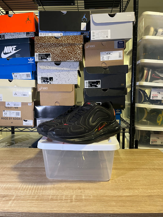 Size 11.5 - Air Max 720 Black Crimson