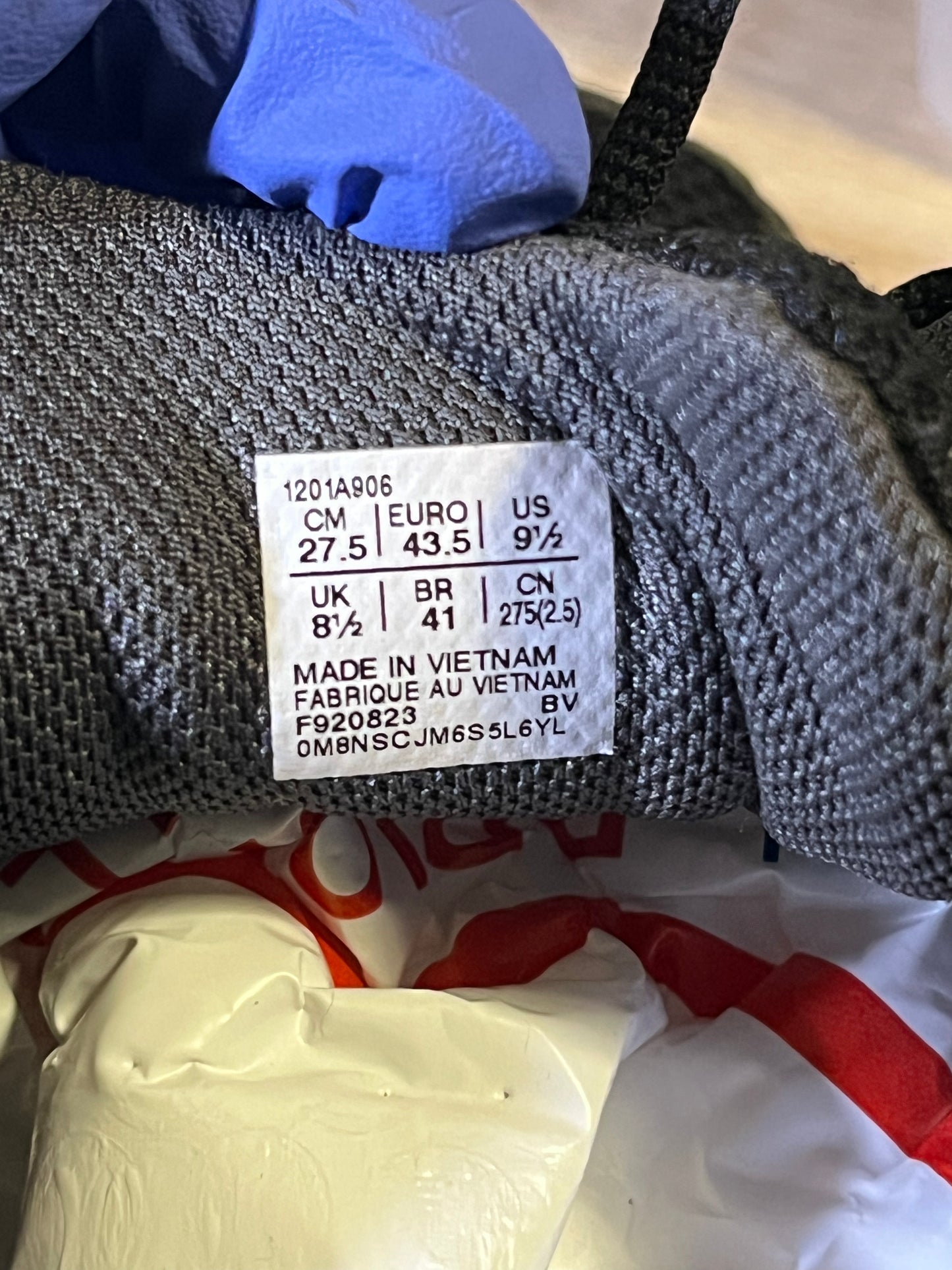 Size 9.5 - Asics Gel 1130 Black Pure Silver