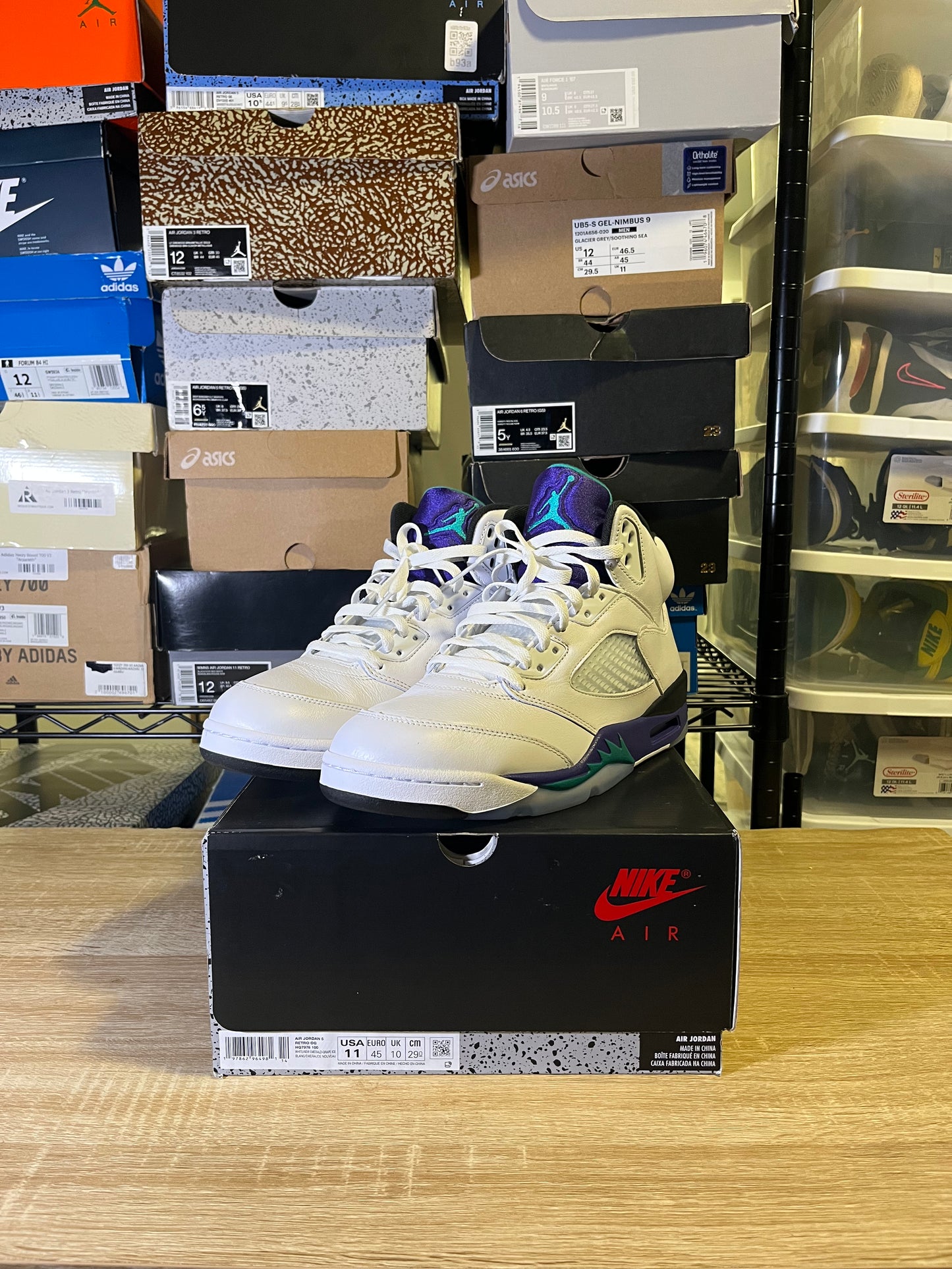 Size 11 - AJ 5 Retro 2025 Grape