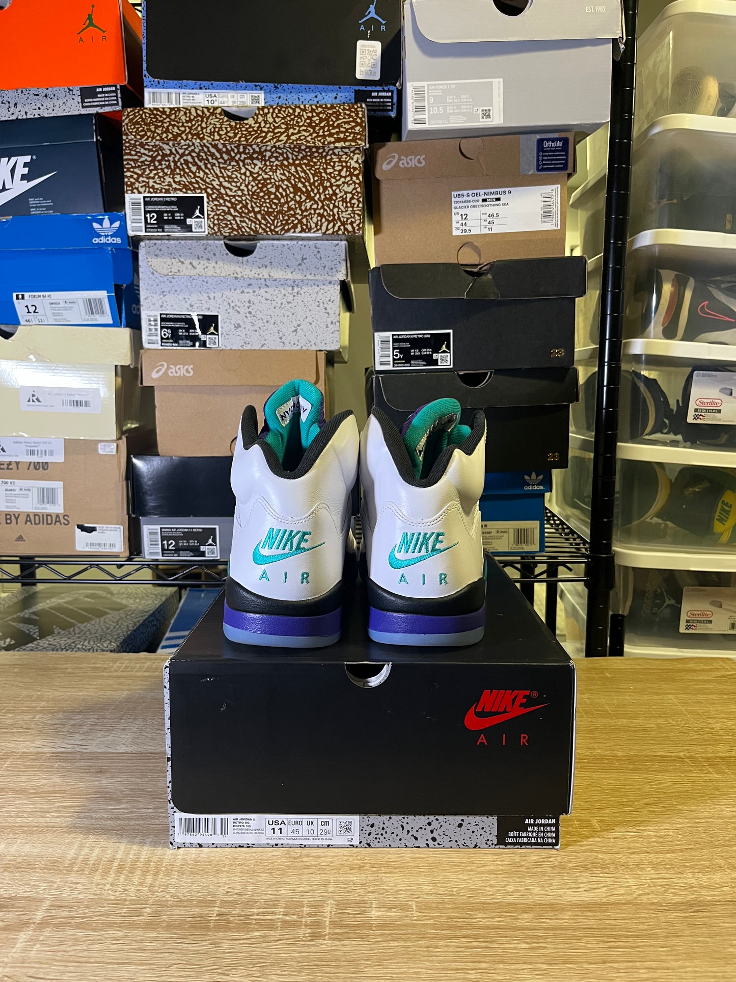 Size 11 - AJ 5 Retro 2025 Grape