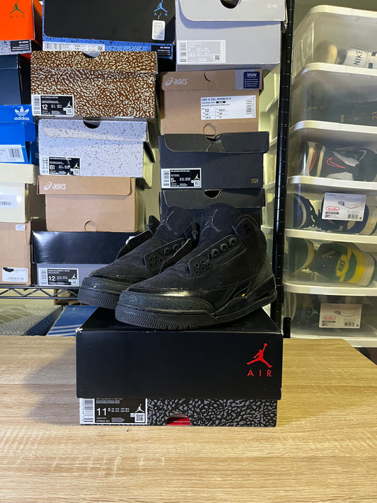 Size 11.5 - AJ 3 Retro 2025 Black Cat