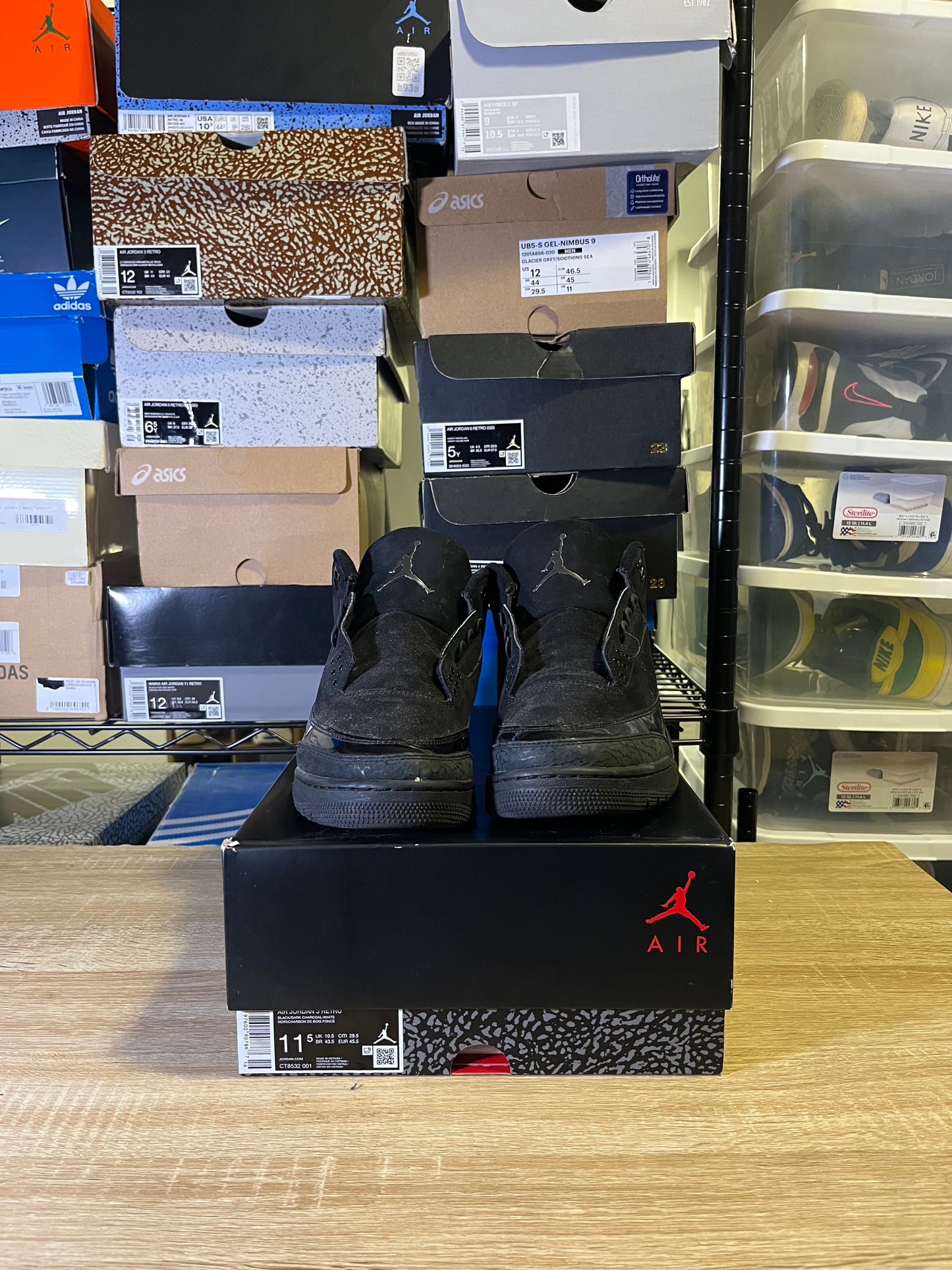 Size 11.5 - AJ 3 Retro 2025 Black Cat
