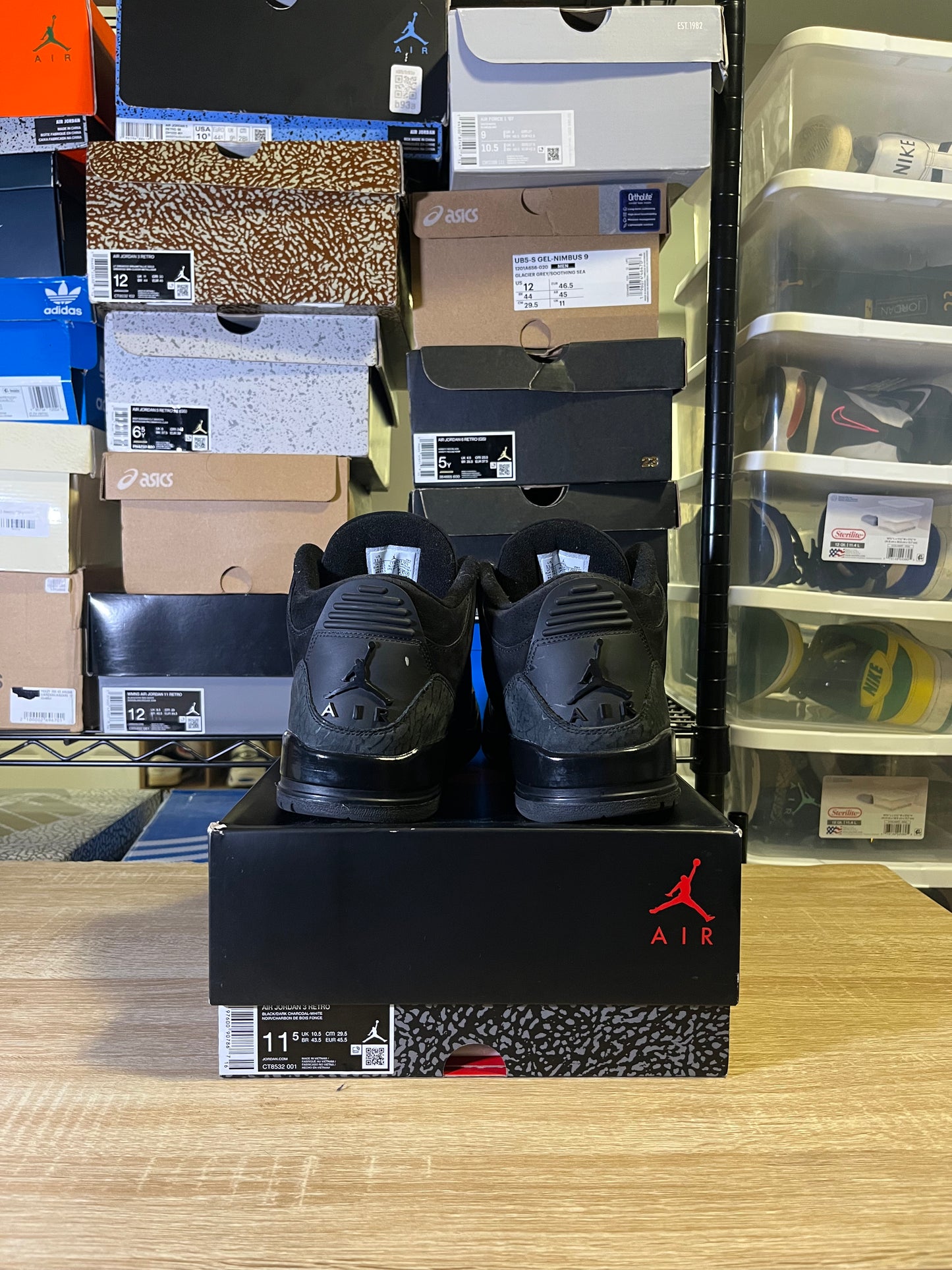 Size 11.5 - AJ 3 Retro 2025 Black Cat