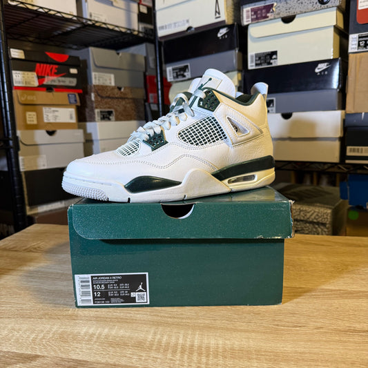 Size 10.5 - AJ 4 Oxidized Green