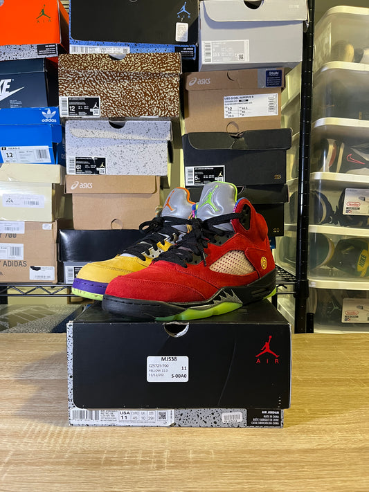 Size 11 - AJ 5 Retro SE Solar Orange