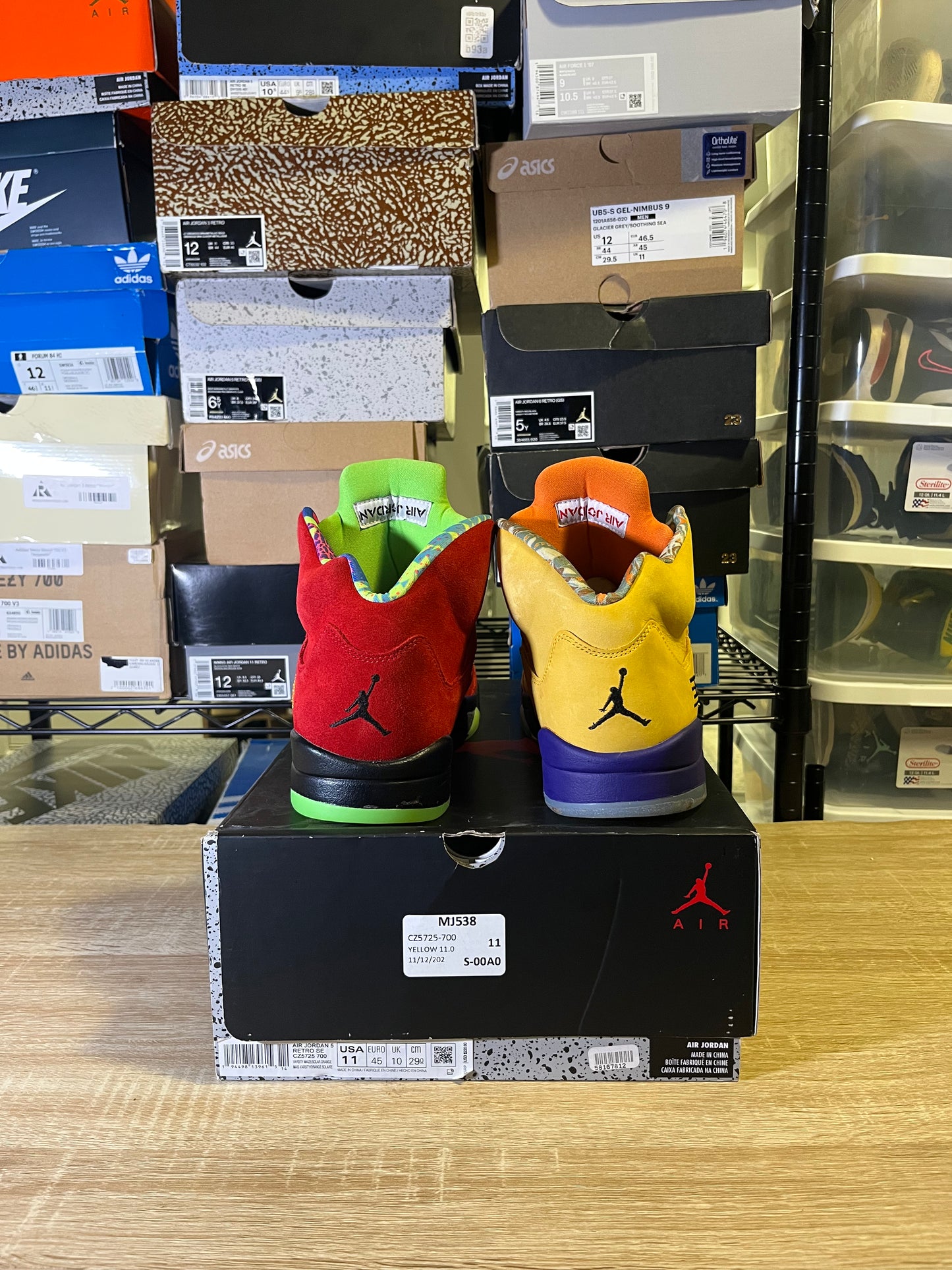 Size 11 - AJ 5 Retro SE Solar Orange