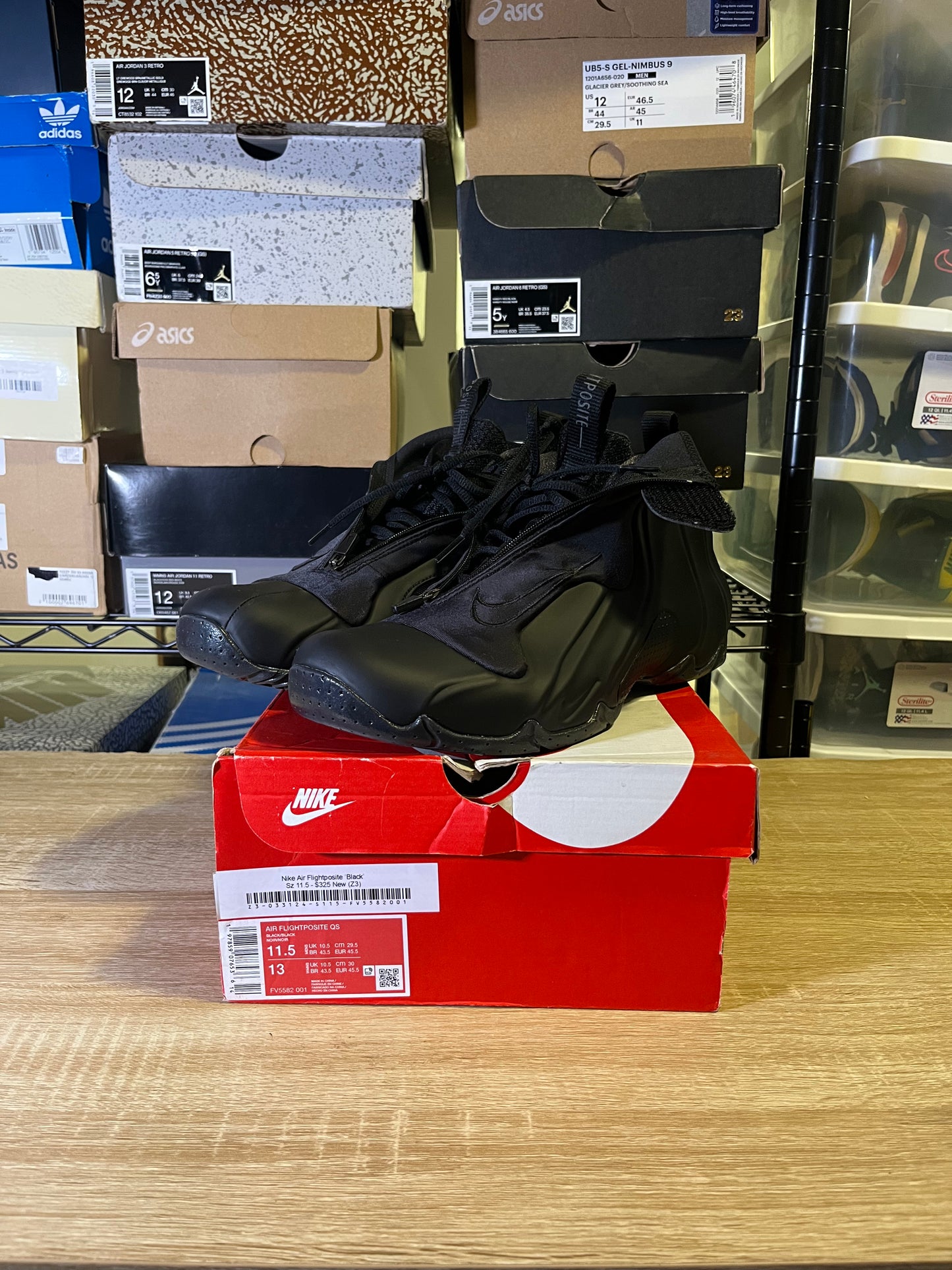 Size 11.5 - Air Flightposite 2025 Black
