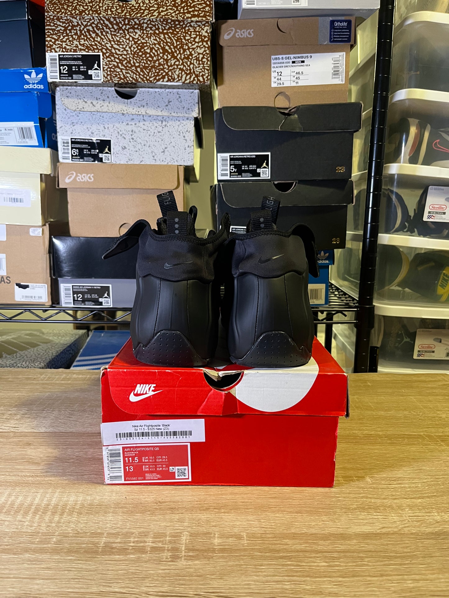 Size 11.5 - Air Flightposite 2025 Black