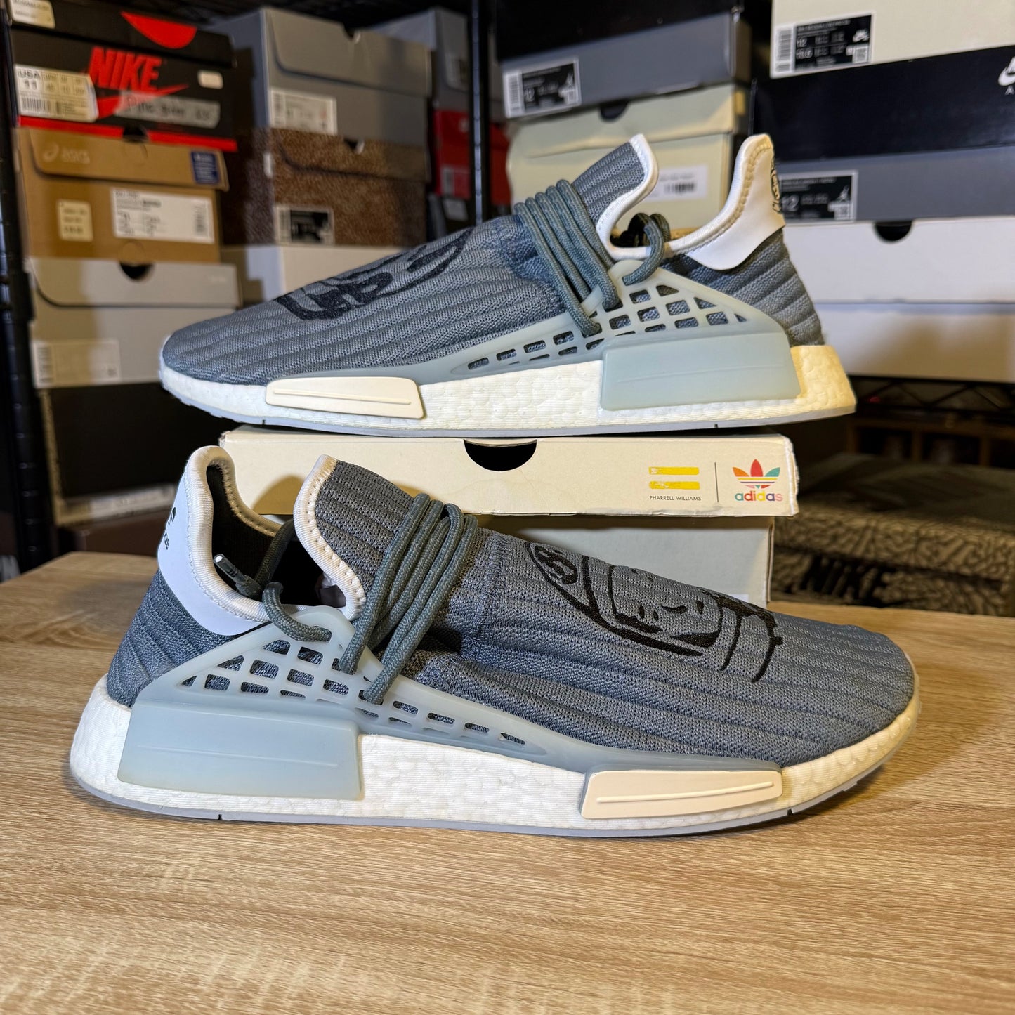 Size 13 - BBC Ice Cream x Pharrell x NMD Human Race Astronaut