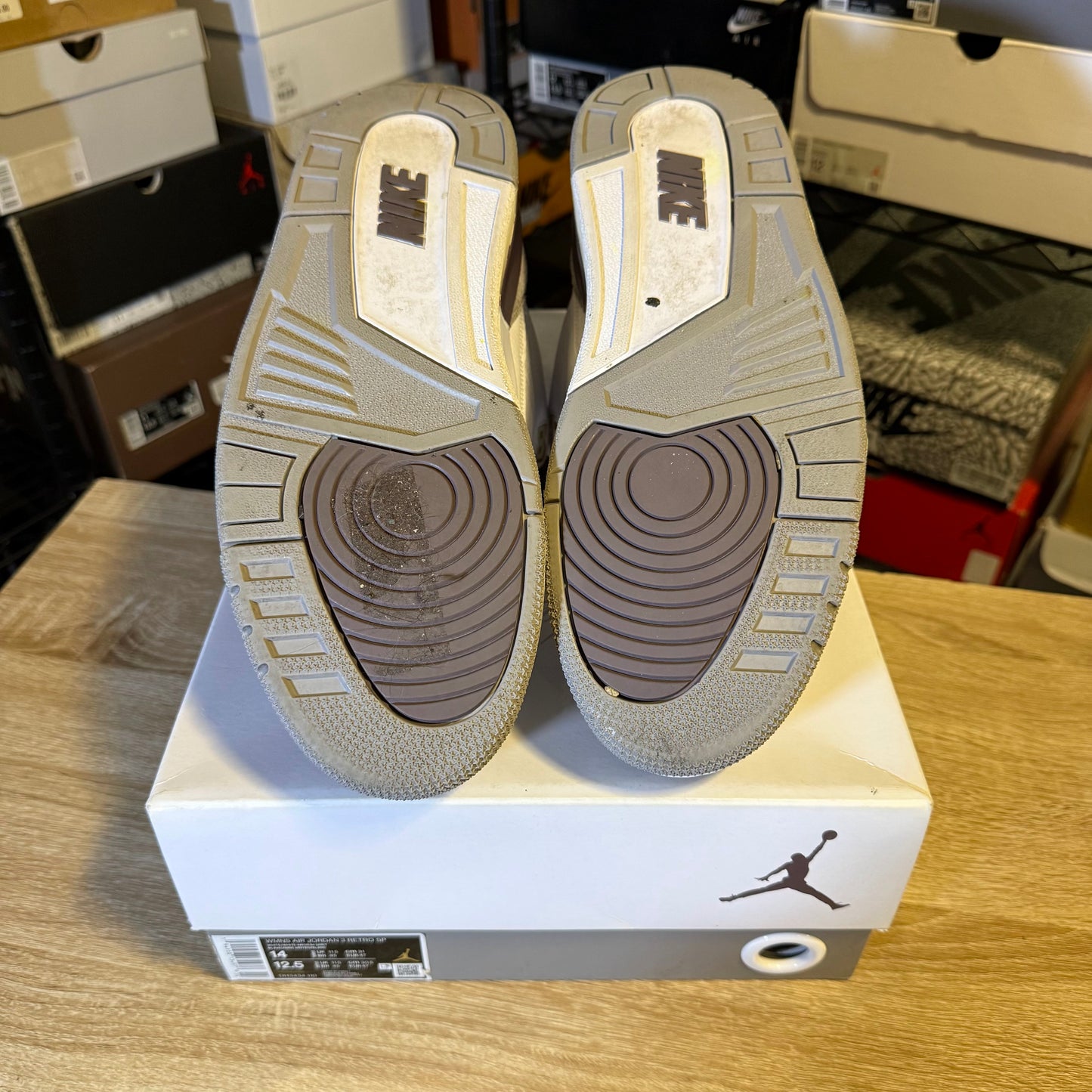 Size 12.5 M - Jordan 3 Retro SP x A Ma Maniere Low Raised By Women