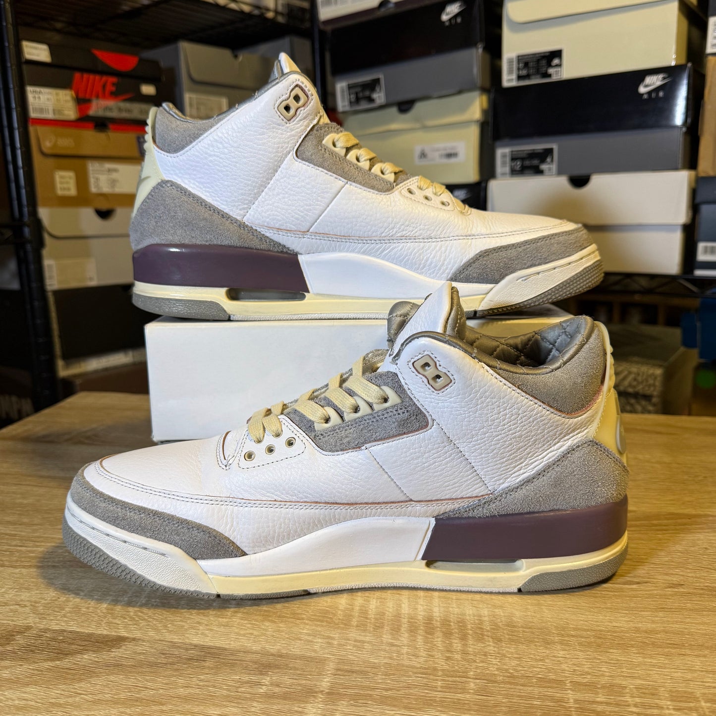 Size 12.5 M - Jordan 3 Retro SP x A Ma Maniere Low Raised By Women