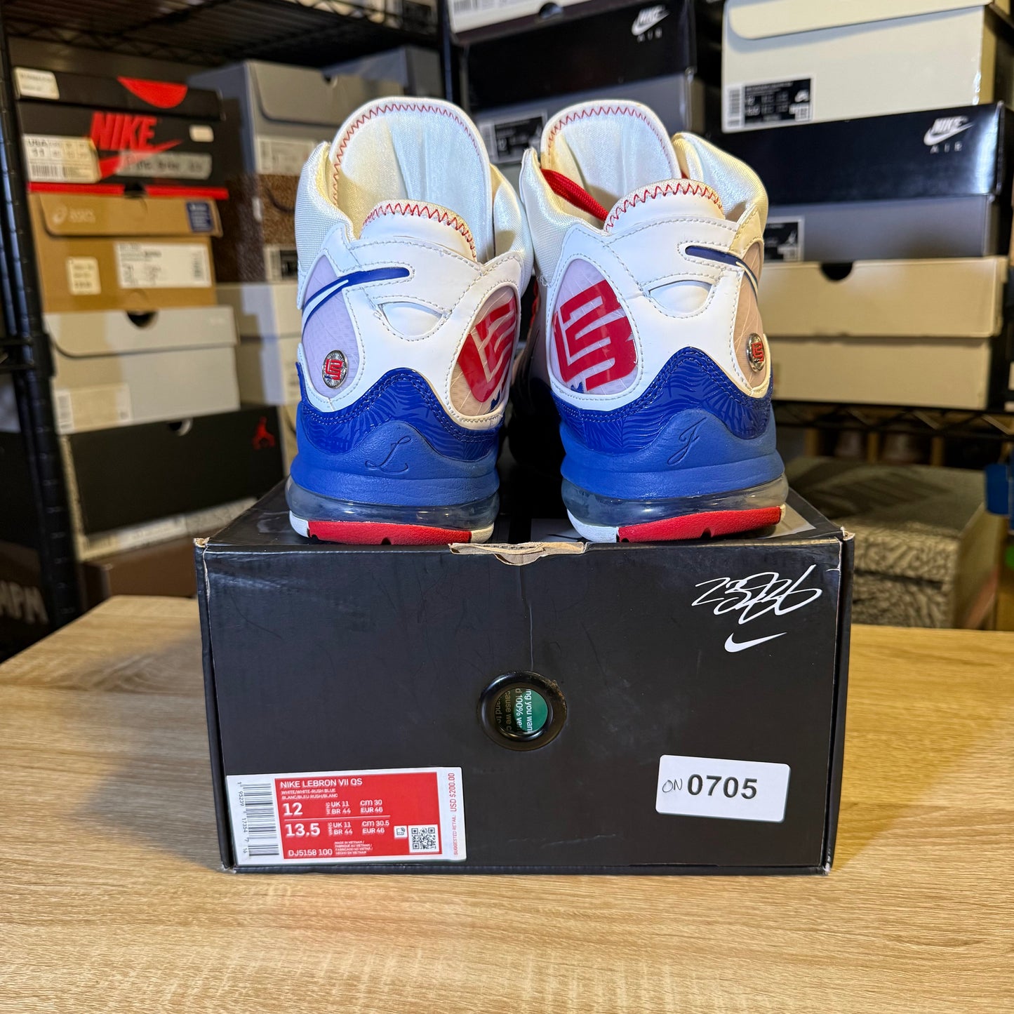 Size 12 - LeBron 7 Dodgers