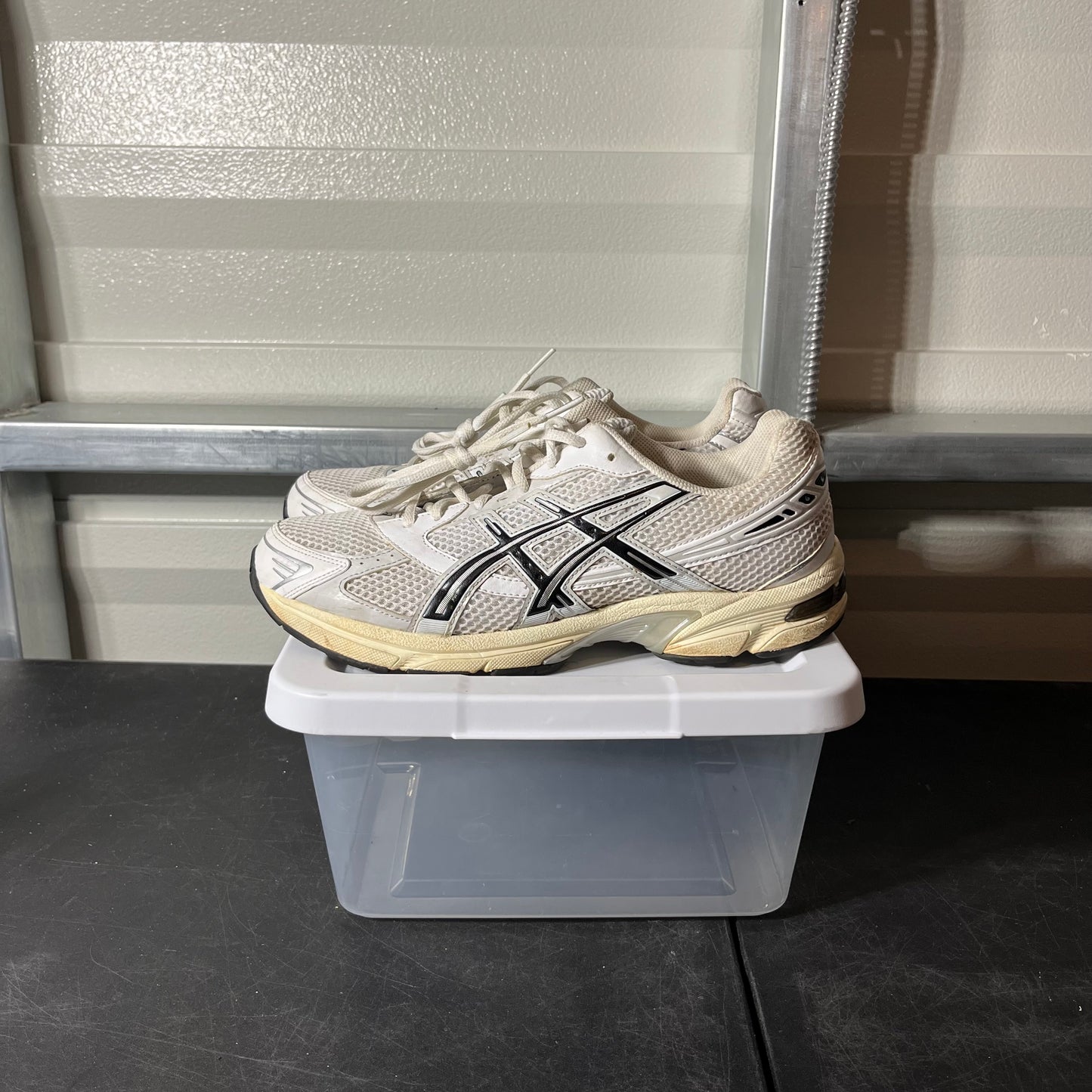 Size 10 - Asics 1130 White Black