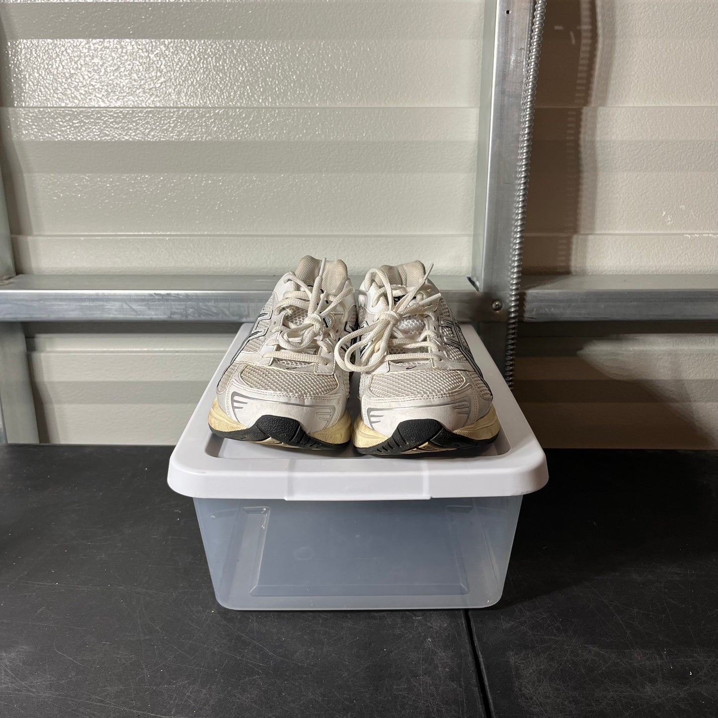Size 10 - Asics 1130 White Black