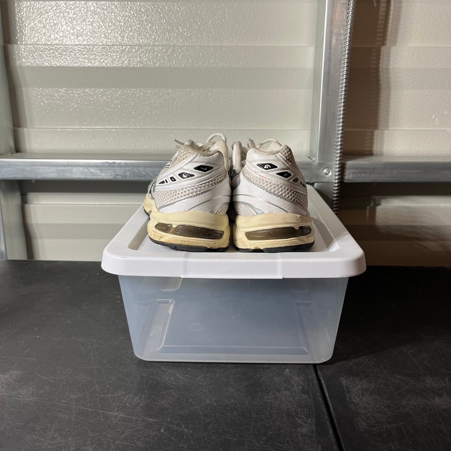 Size 10 - Asics 1130 White Black