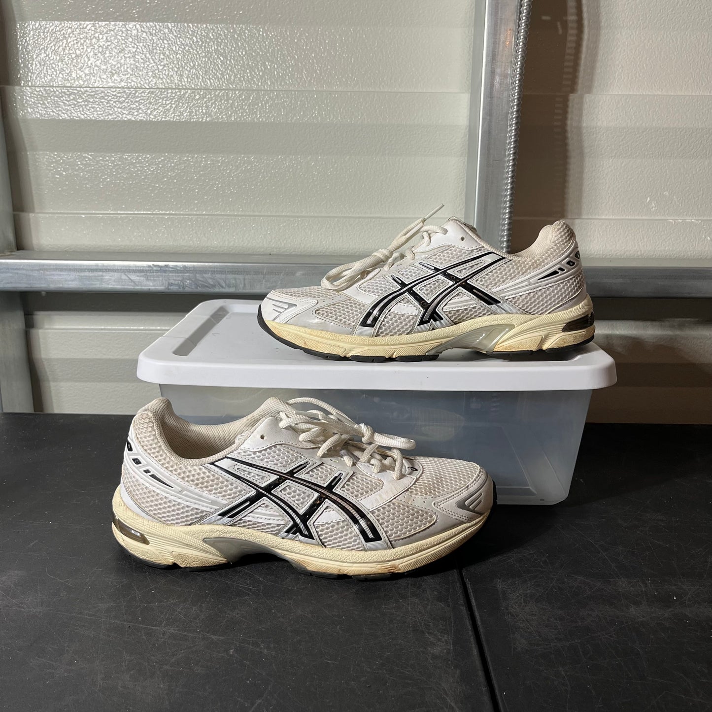 Size 10 - Asics 1130 White Black
