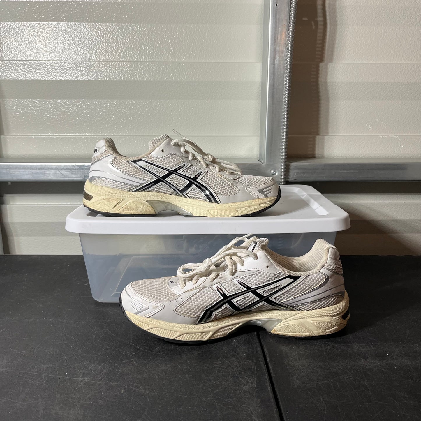 Size 10 - Asics 1130 White Black