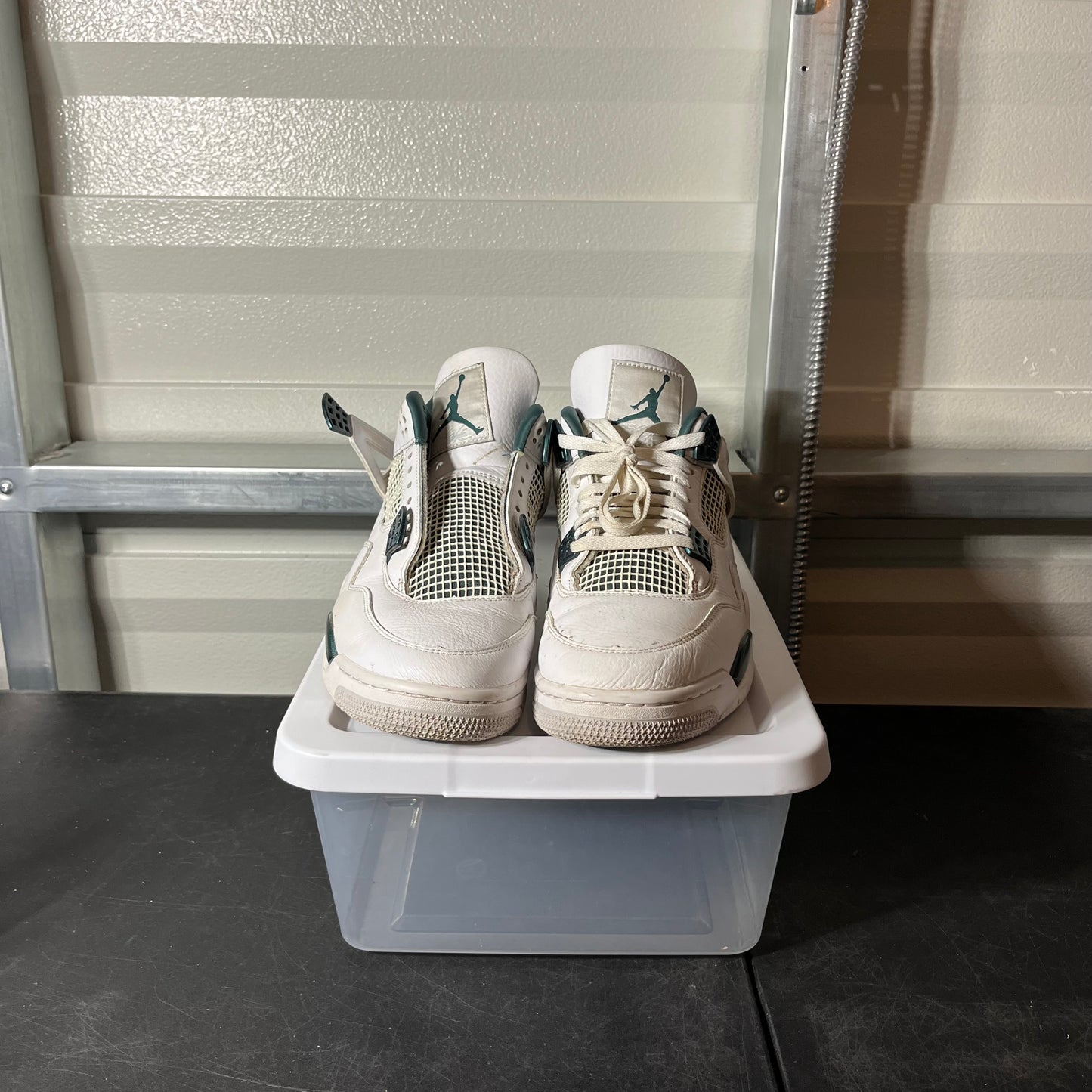 Size 12 - AJ 4 Oxidized Green