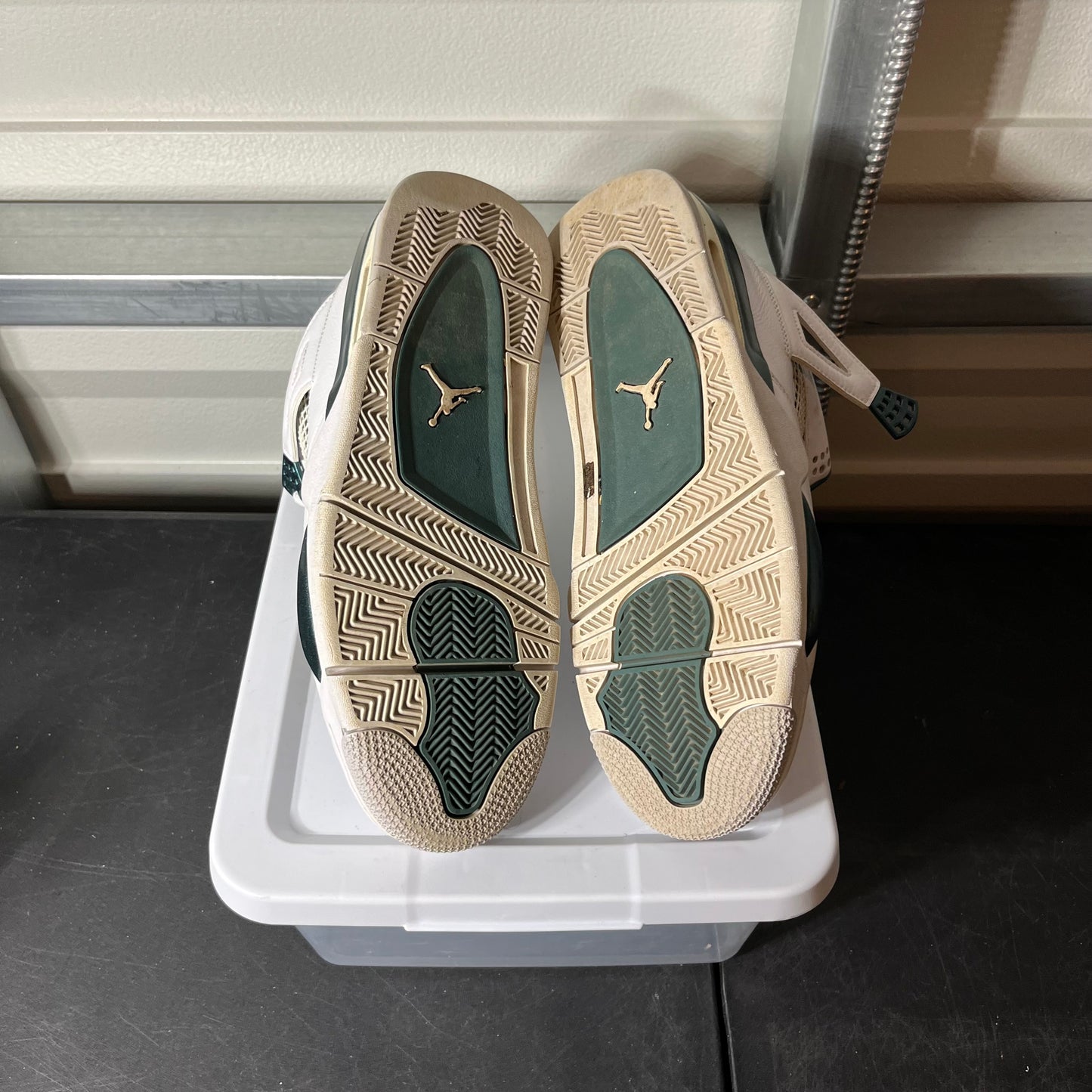 Size 12 - AJ 4 Oxidized Green