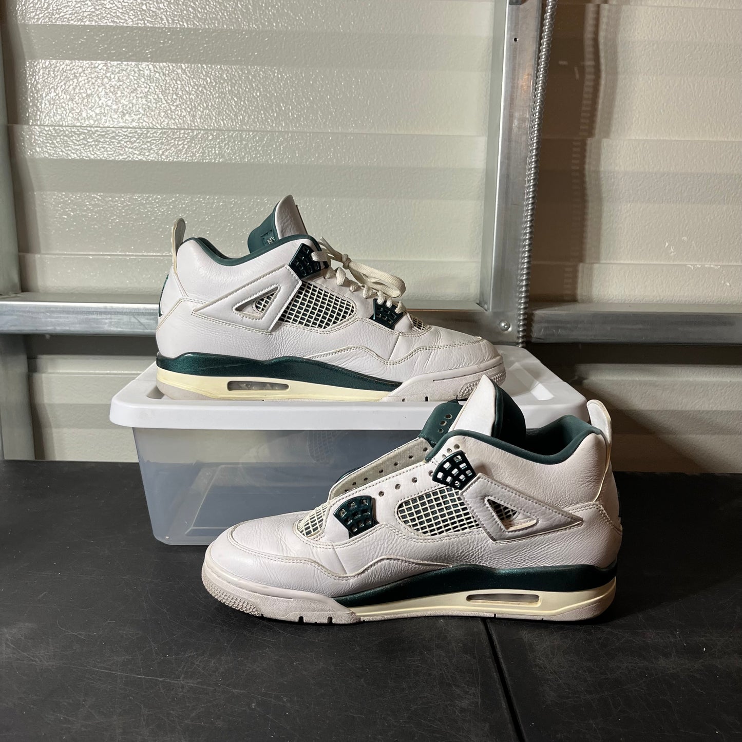 Size 12 - AJ 4 Oxidized Green