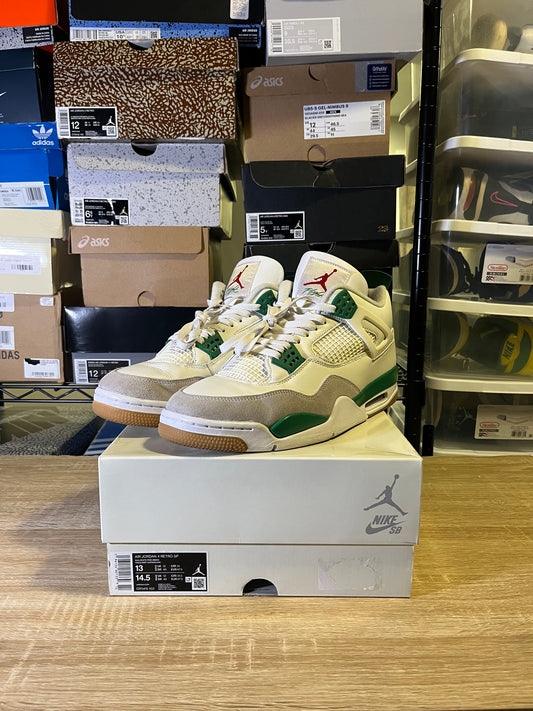 Size 13 – AJ 4 SB Pine Green