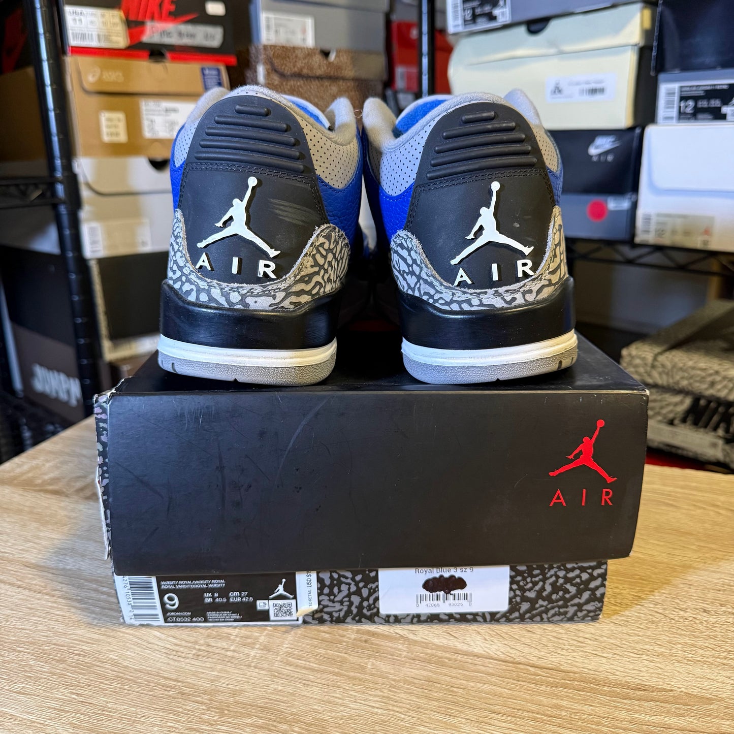 Size 9 - AJ 3 Varsity Royal