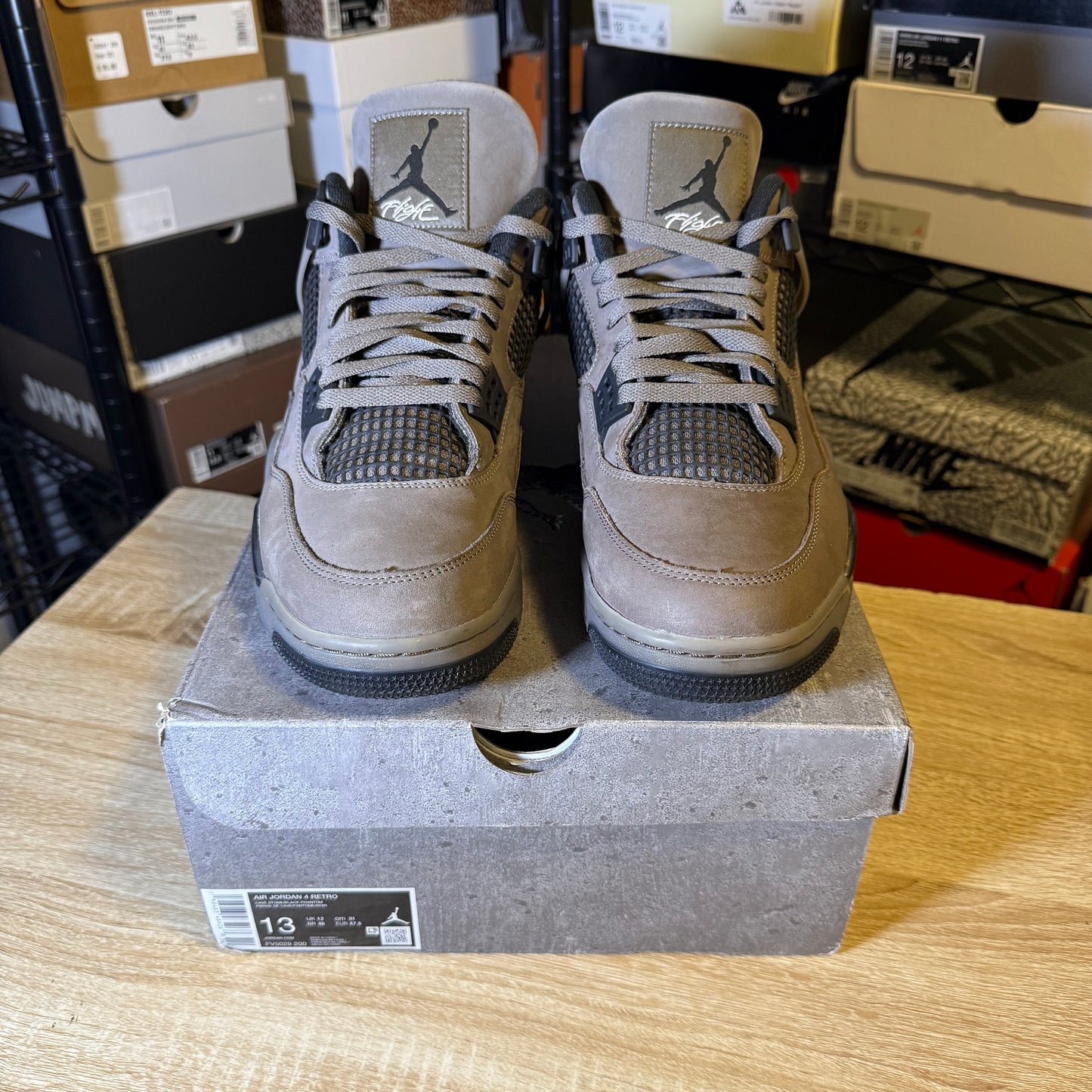 Size 13 - AJ 4 Cave Stone