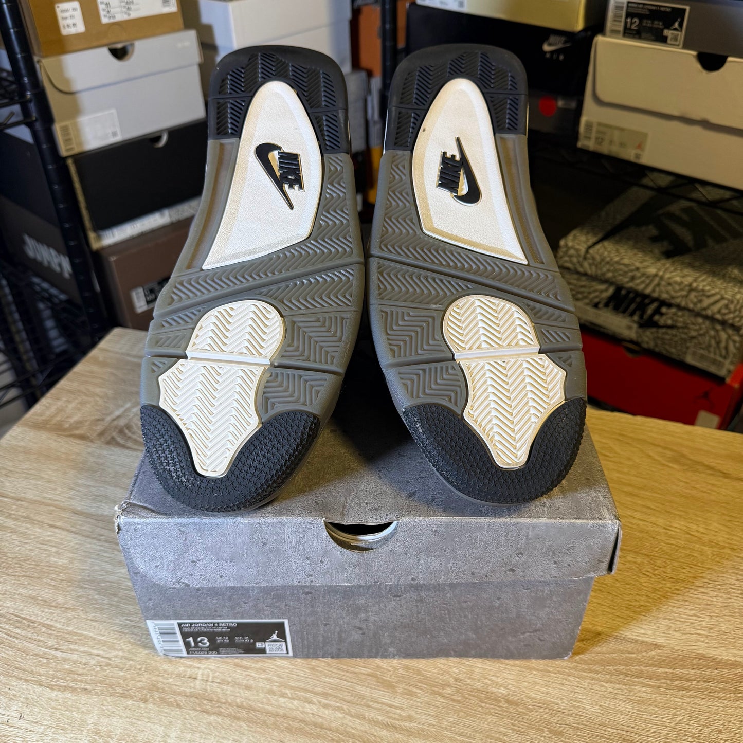 Size 13 - AJ 4 Cave Stone
