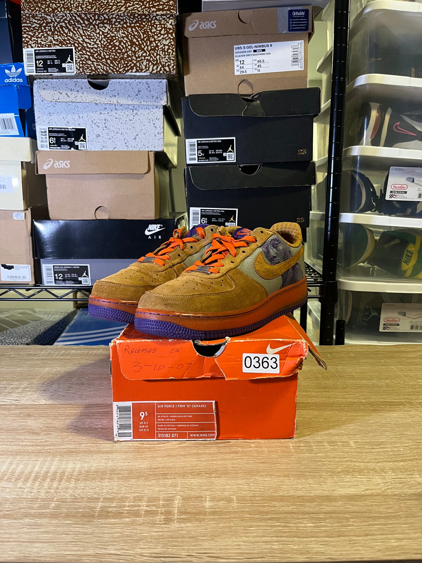 Size 9.5 - AF 1 Premium 07 Amare New Six