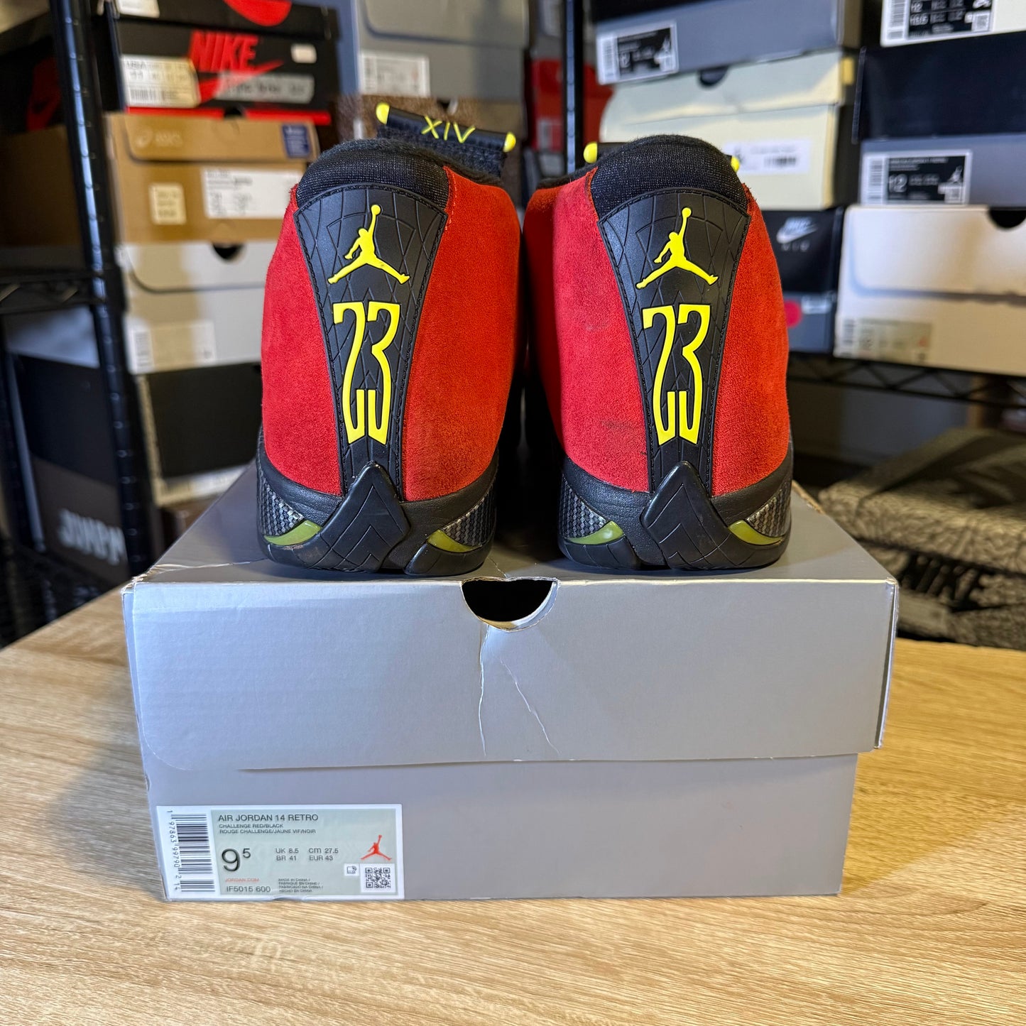 Size 9.5 - AJ 14 Retro 2025 Ferrari