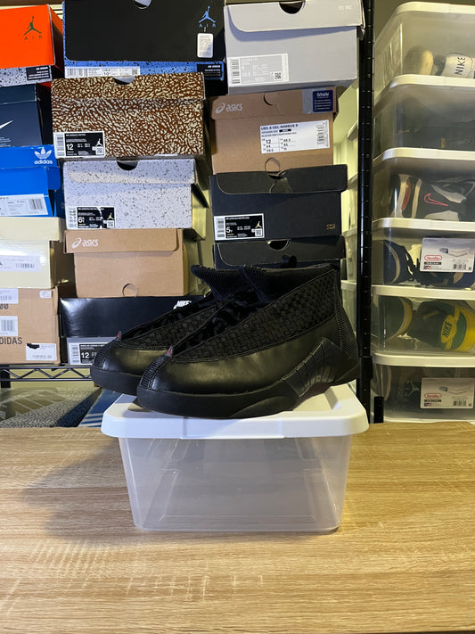 Size 13.5 – AJ 15 Black Varsity Red
