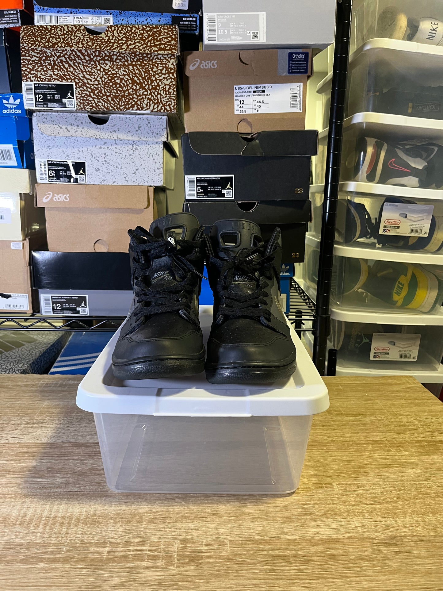Size 12 - Forty Percent Against Rights x Dunk SB High Black