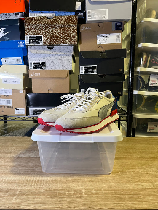 Size 12 - BMW Motorsport x Puma Future Rider White High Risk Red