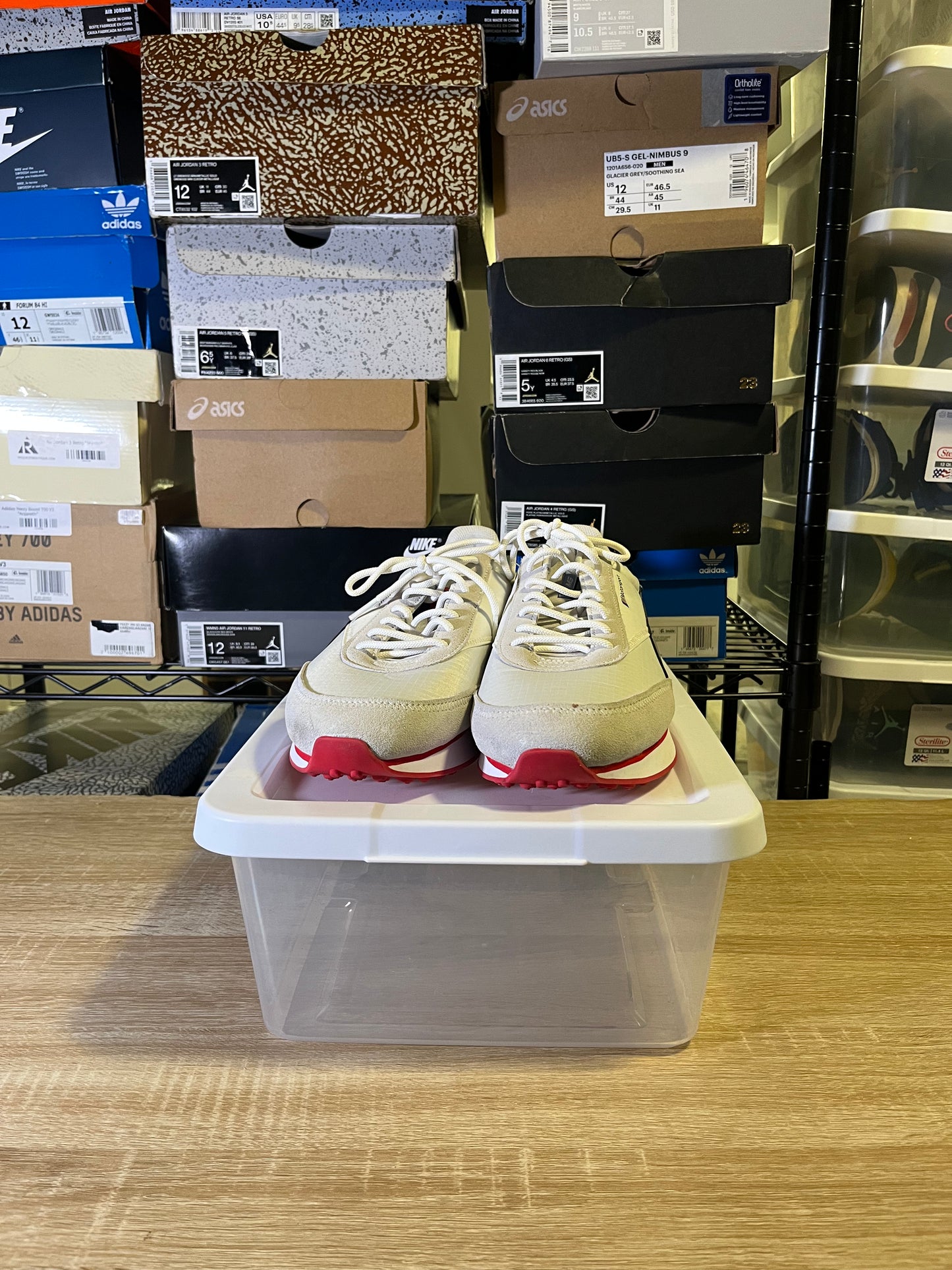 Size 12 - BMW Motorsport x Puma Future Rider White High Risk Red