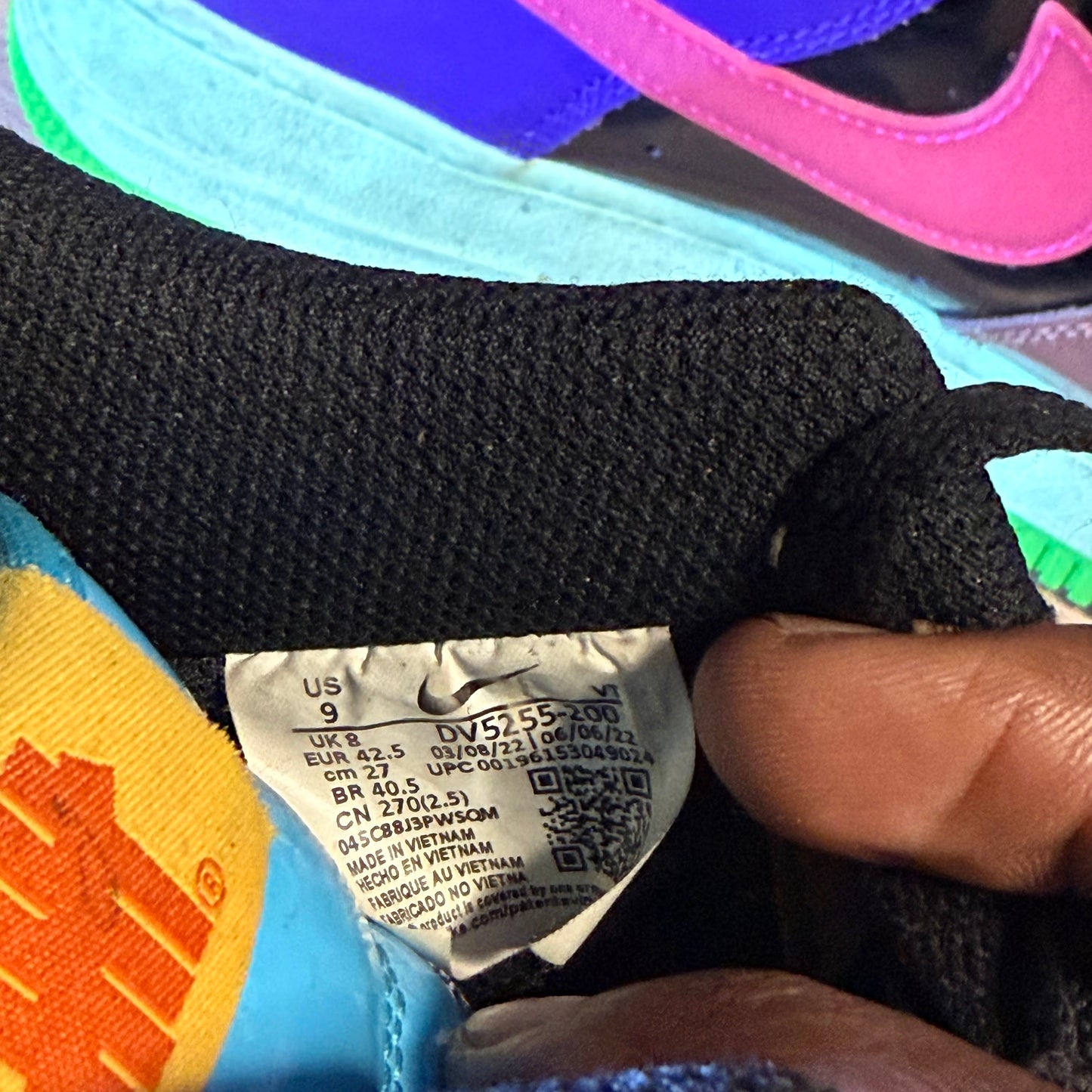 Size 9 - Undefeated x Air Force 1 Low Pink Prime