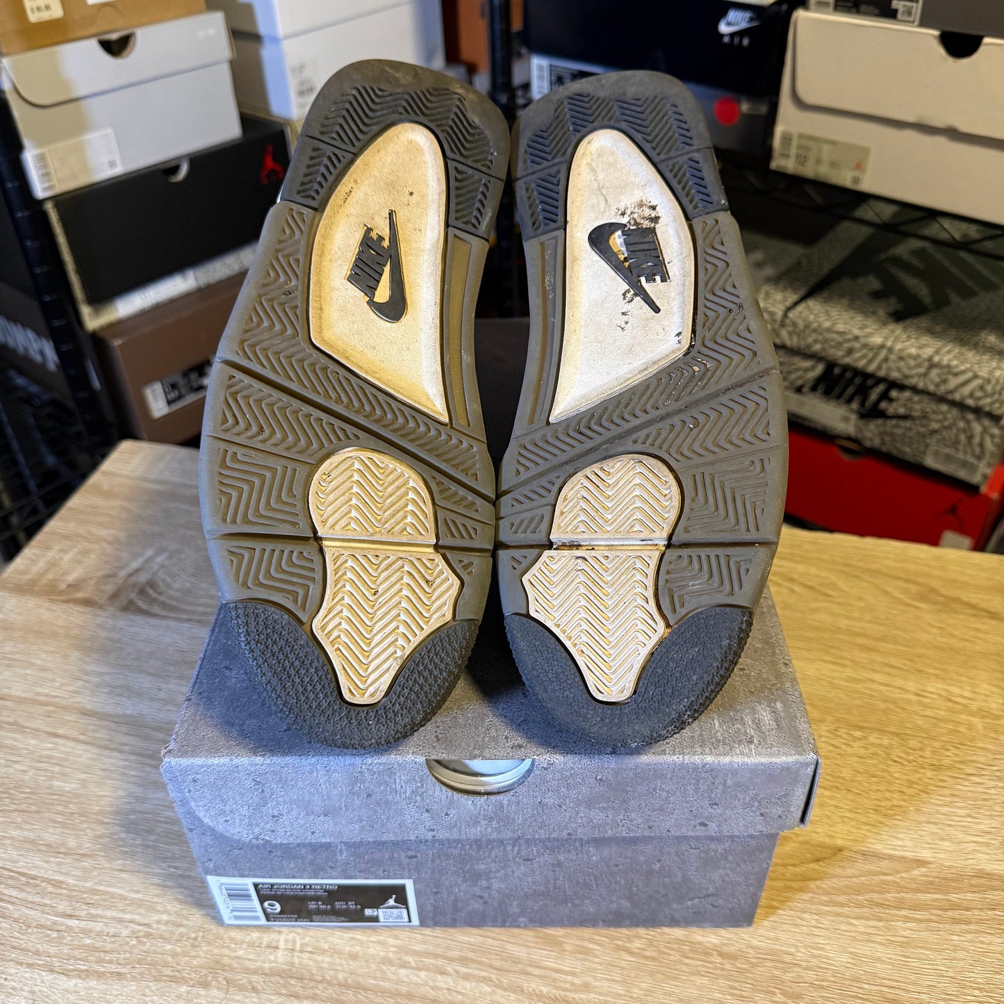 Size 9 - AJ 4 Cave Stone