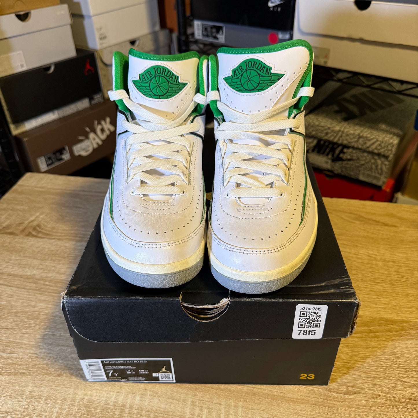 Size 7 - AJ 2 Lucky Green
