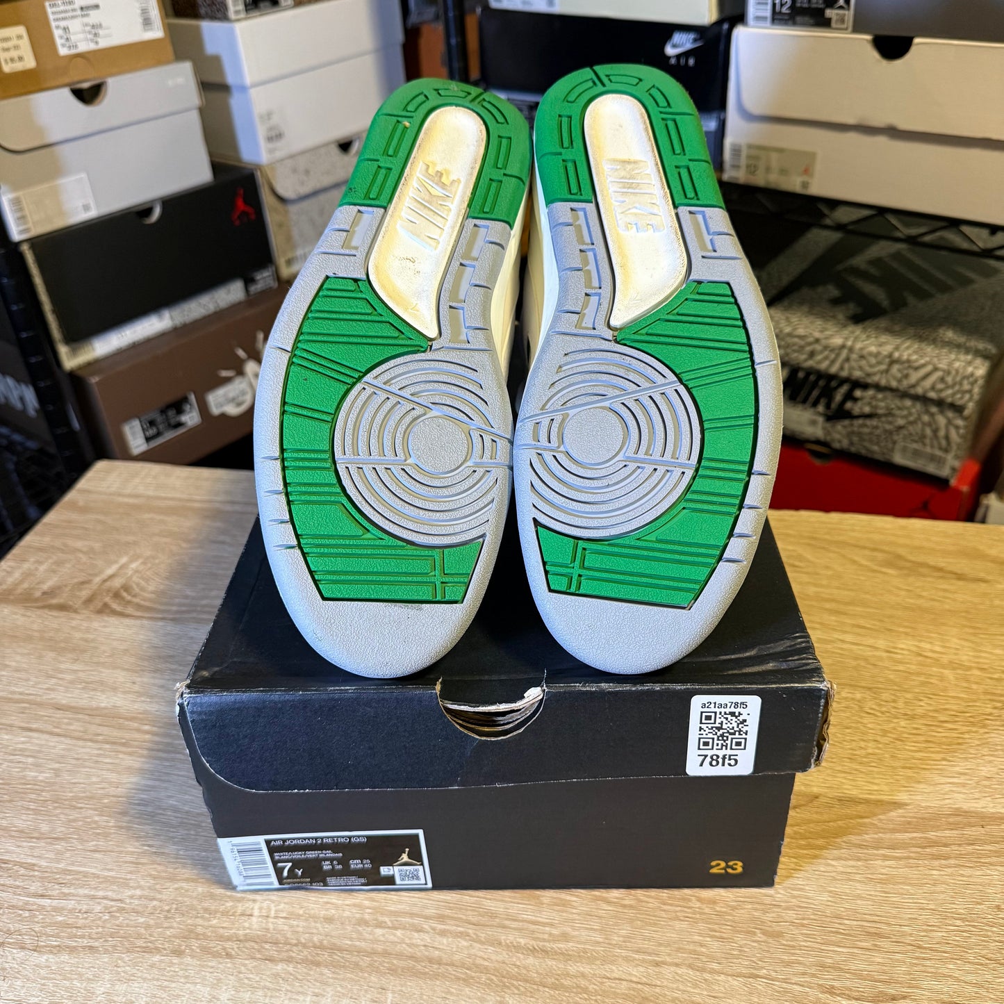 Size 7 - AJ 2 Lucky Green