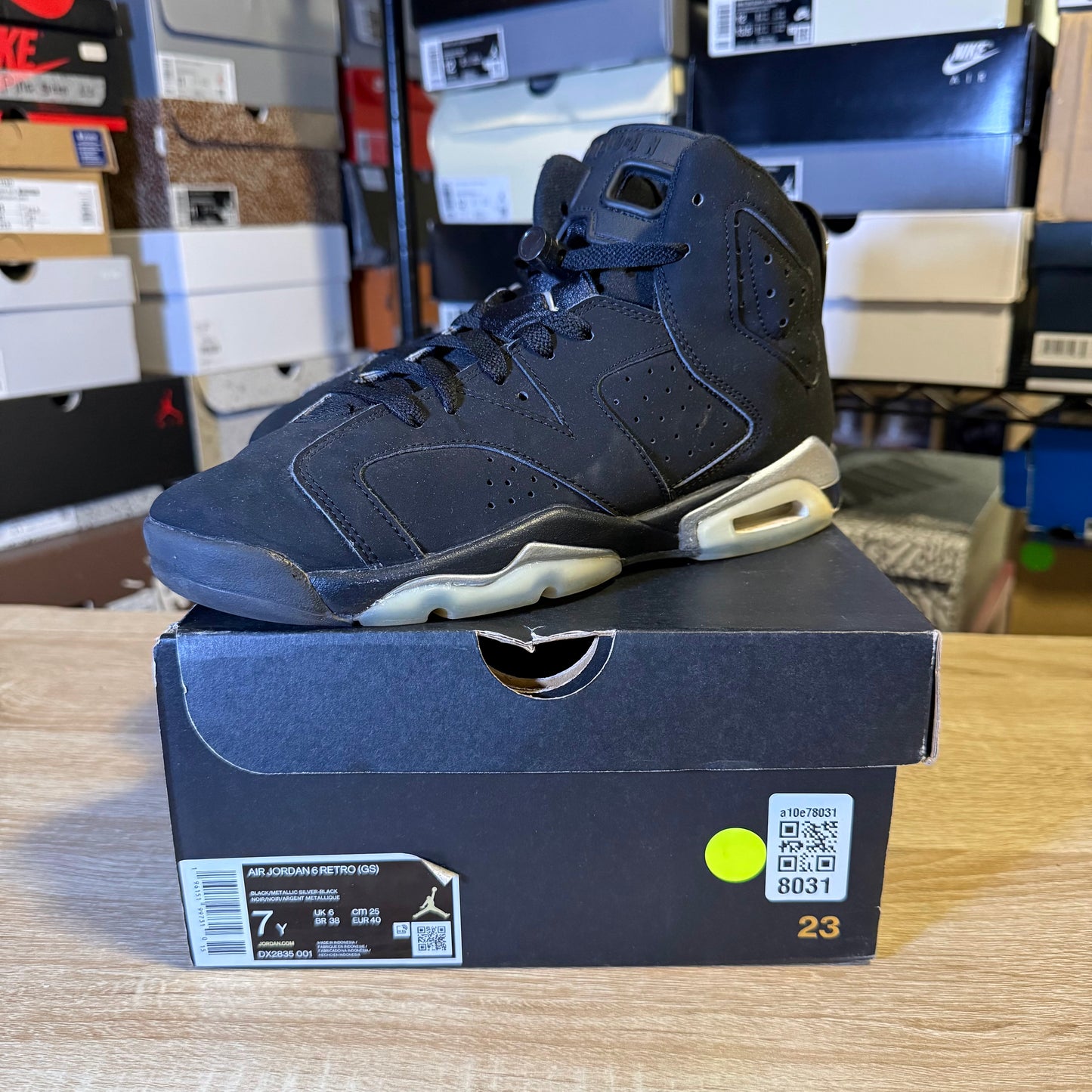 Size 7Y - AJ 6 Chrome